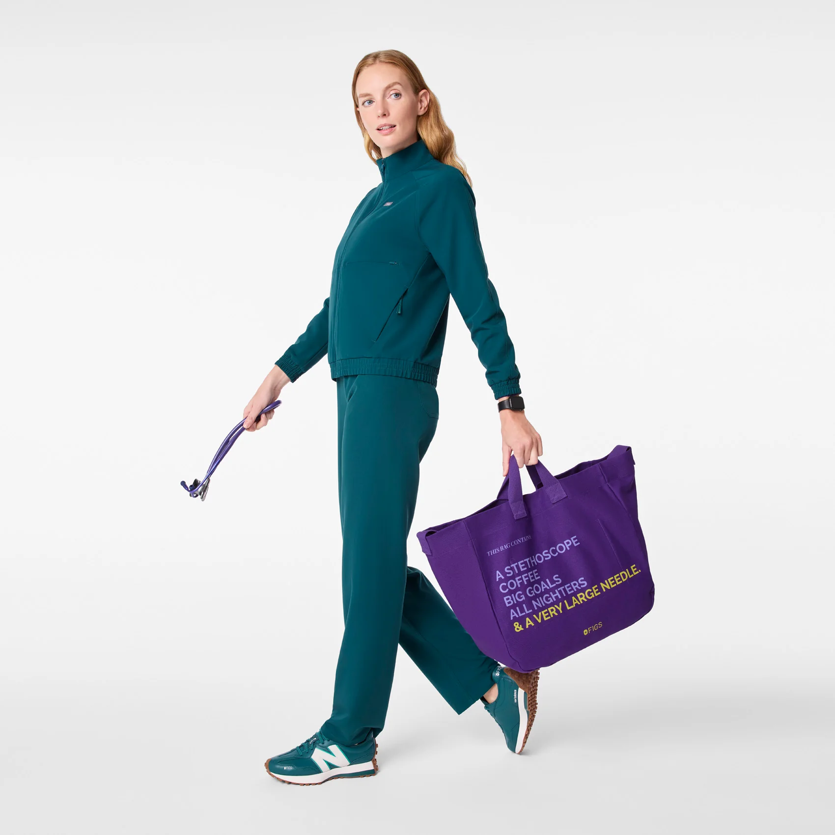 Purple Pulse A Very Large Needle Tote - Image 5