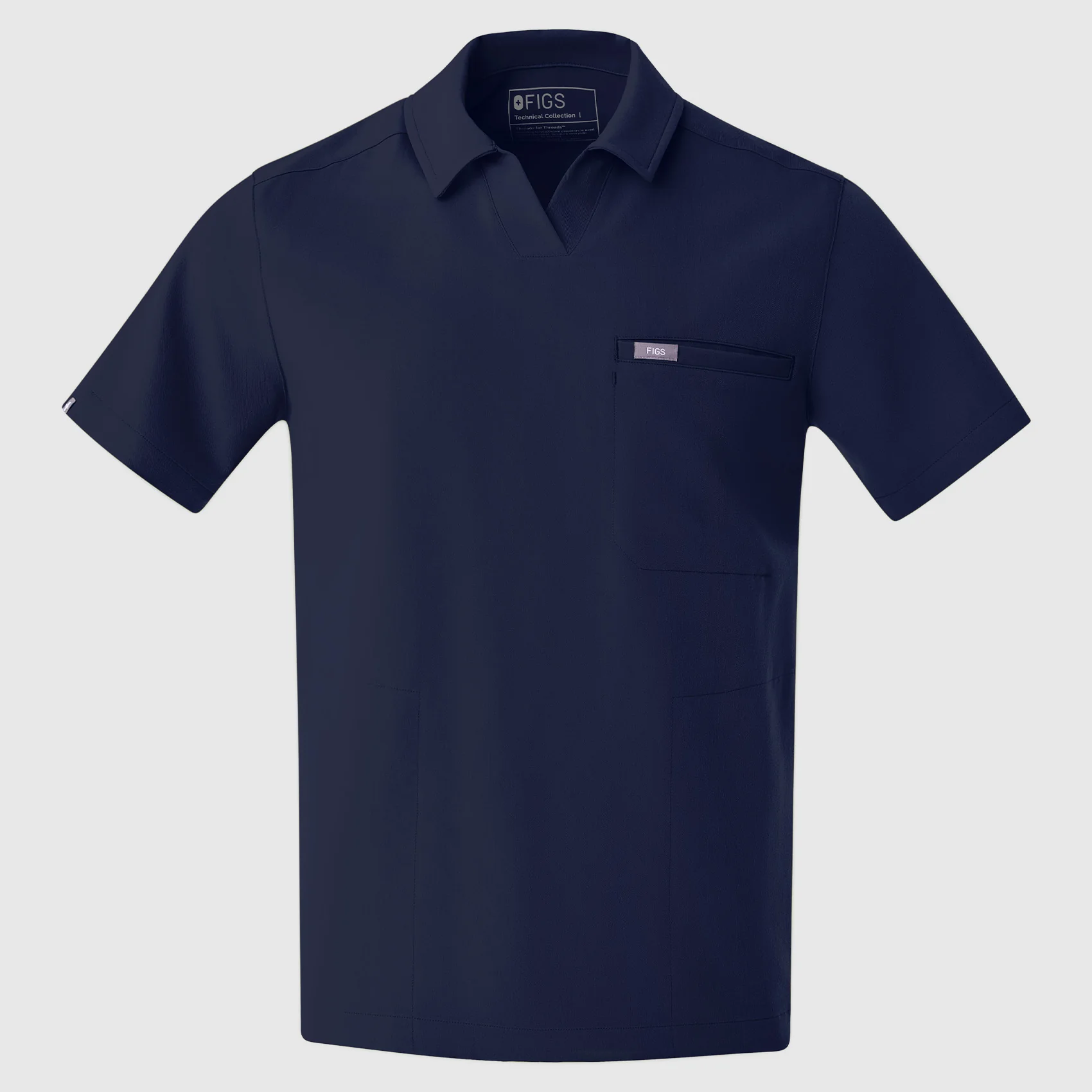 men's Navy Arad Polo - Scrub Top - Image 8