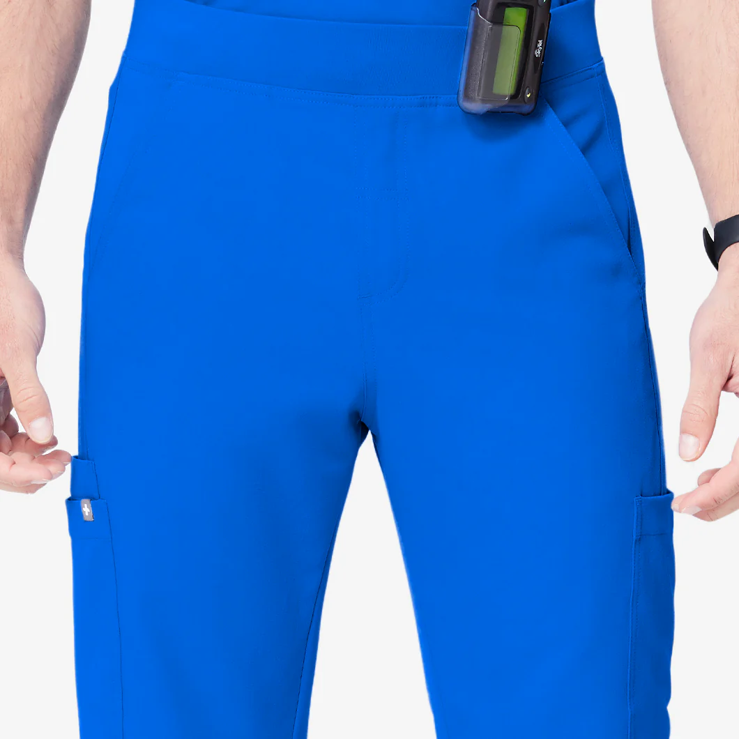 Men's Royal Blue Axim™ - Short Cargo Scrub Pants - Image 8