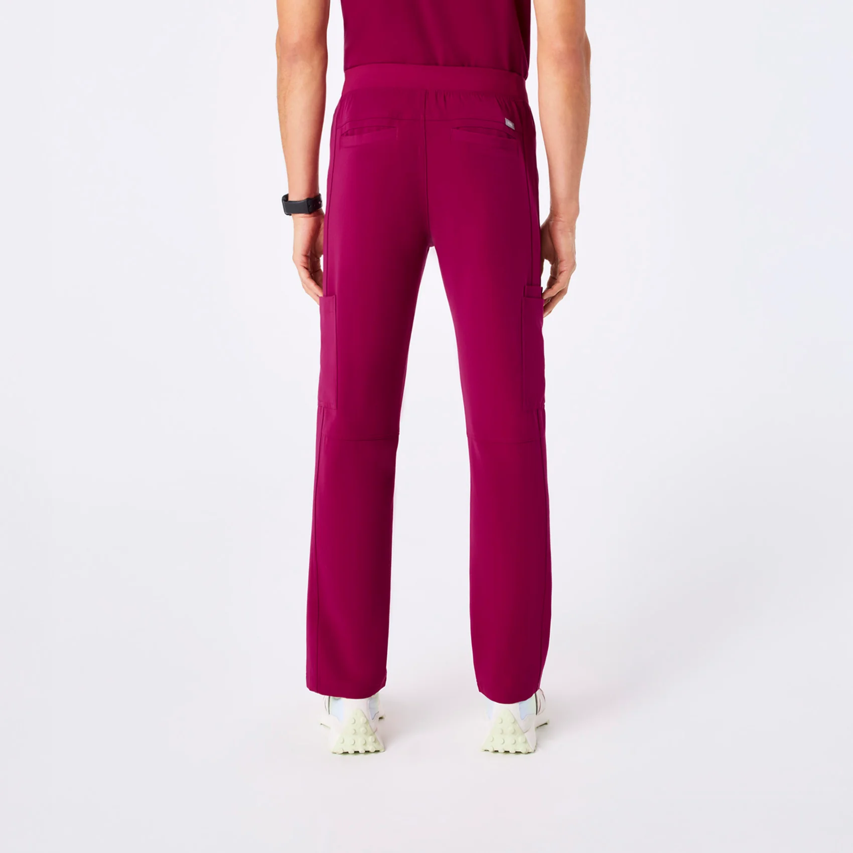 men's Dark Magenta  Axim - Short Cargo Scrub Pant™ - Image 4