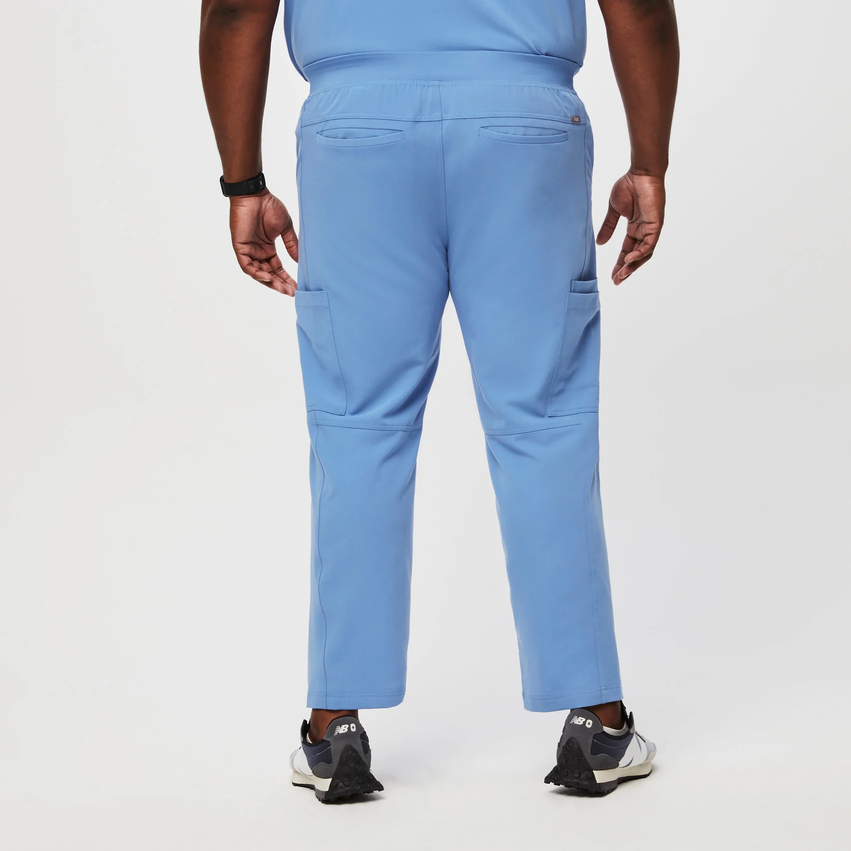 men's Ceil Blue Axim™ - Tall Cargo Scrub Pants (3XL - 6XL) - Image 4