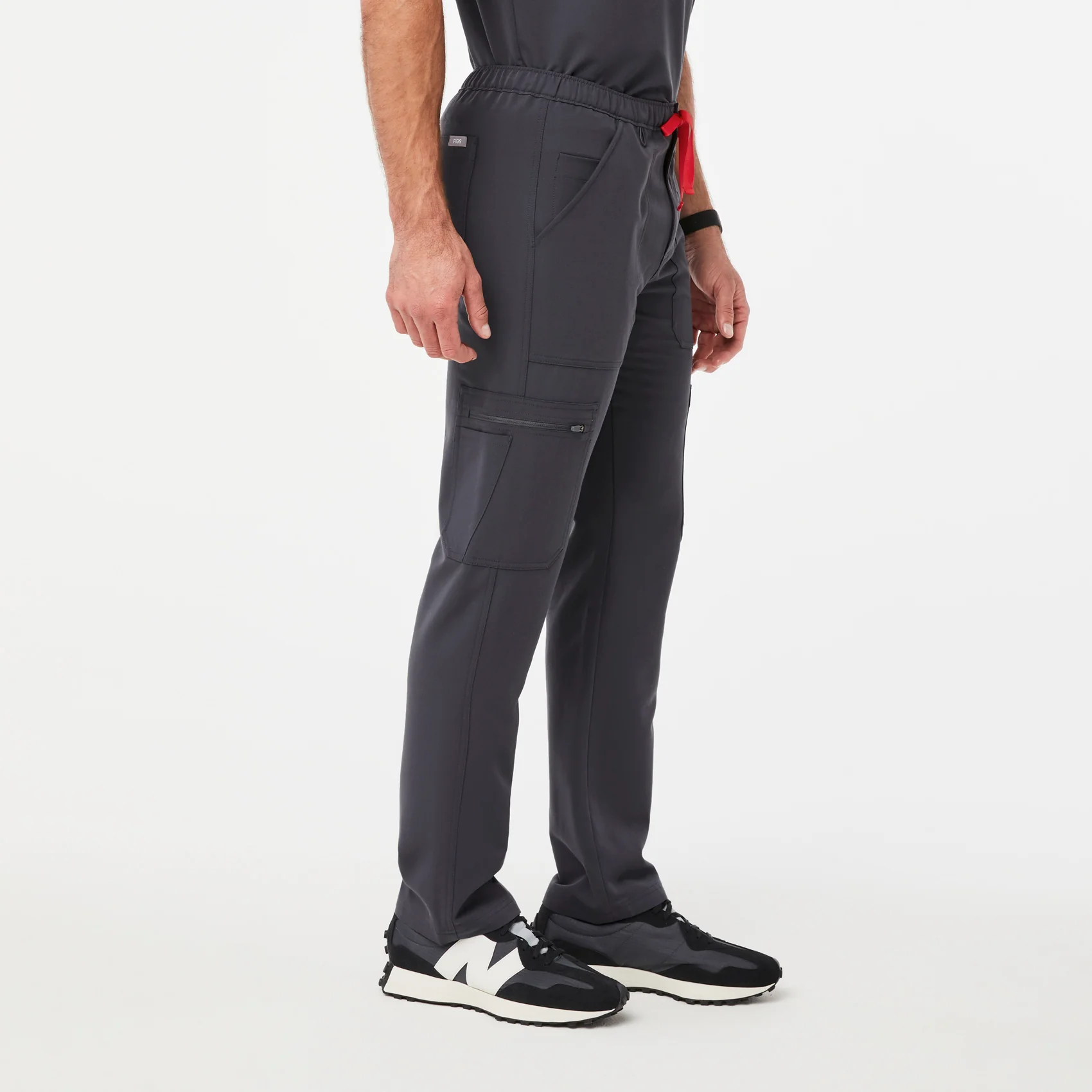 men's Charcoal Cairo™- Cargo Scrub Pants (3XL - 6XL) - Image 4