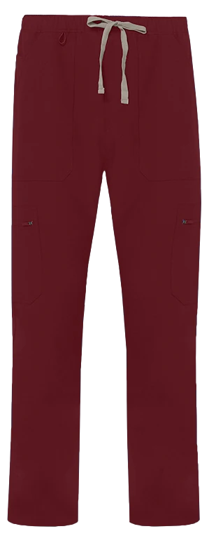 Men's Burgundy Cairo™ - Tall Cargo Scrub Pants - Image 10