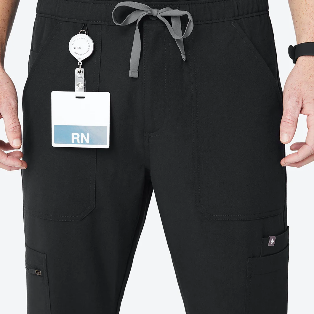 Men's Black Cairo™ - Short Cargo Scrub Pants - Image 13