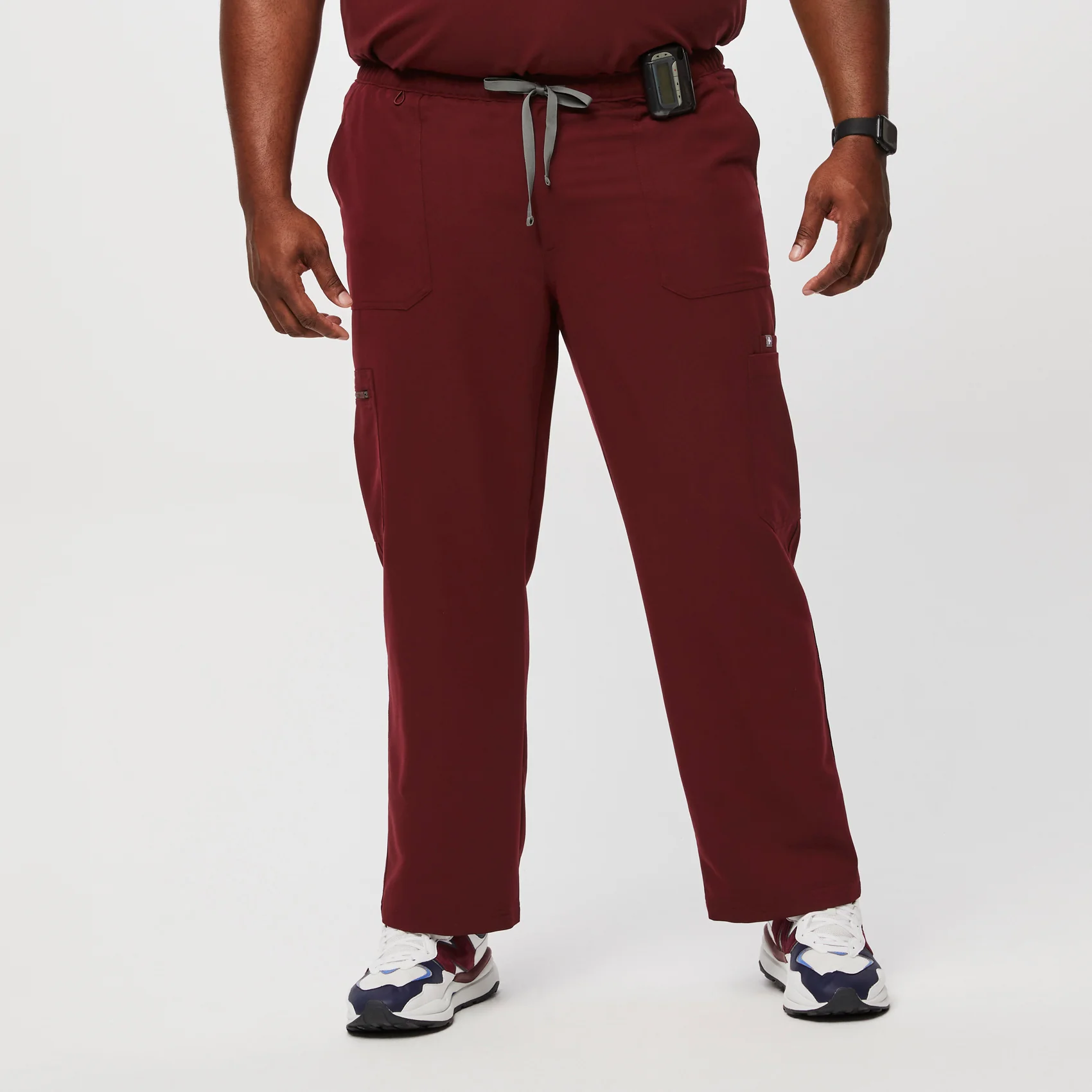 men's Burgundy Cairo™ - Tall Cargo Scrub Pants (3XL - 6XL)
