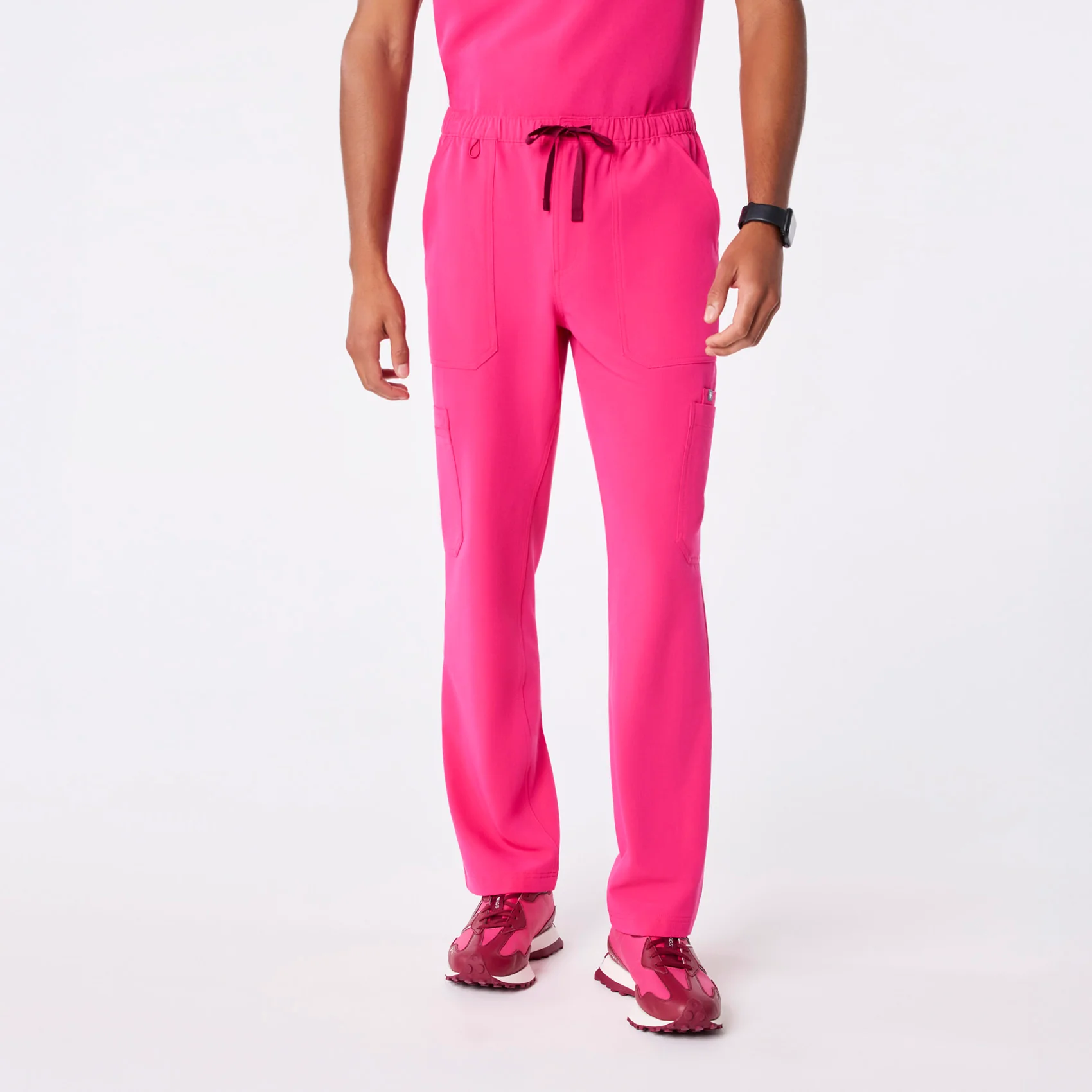 men's Shocking Pink Cairo - Tall Cargo Scrub Pant™