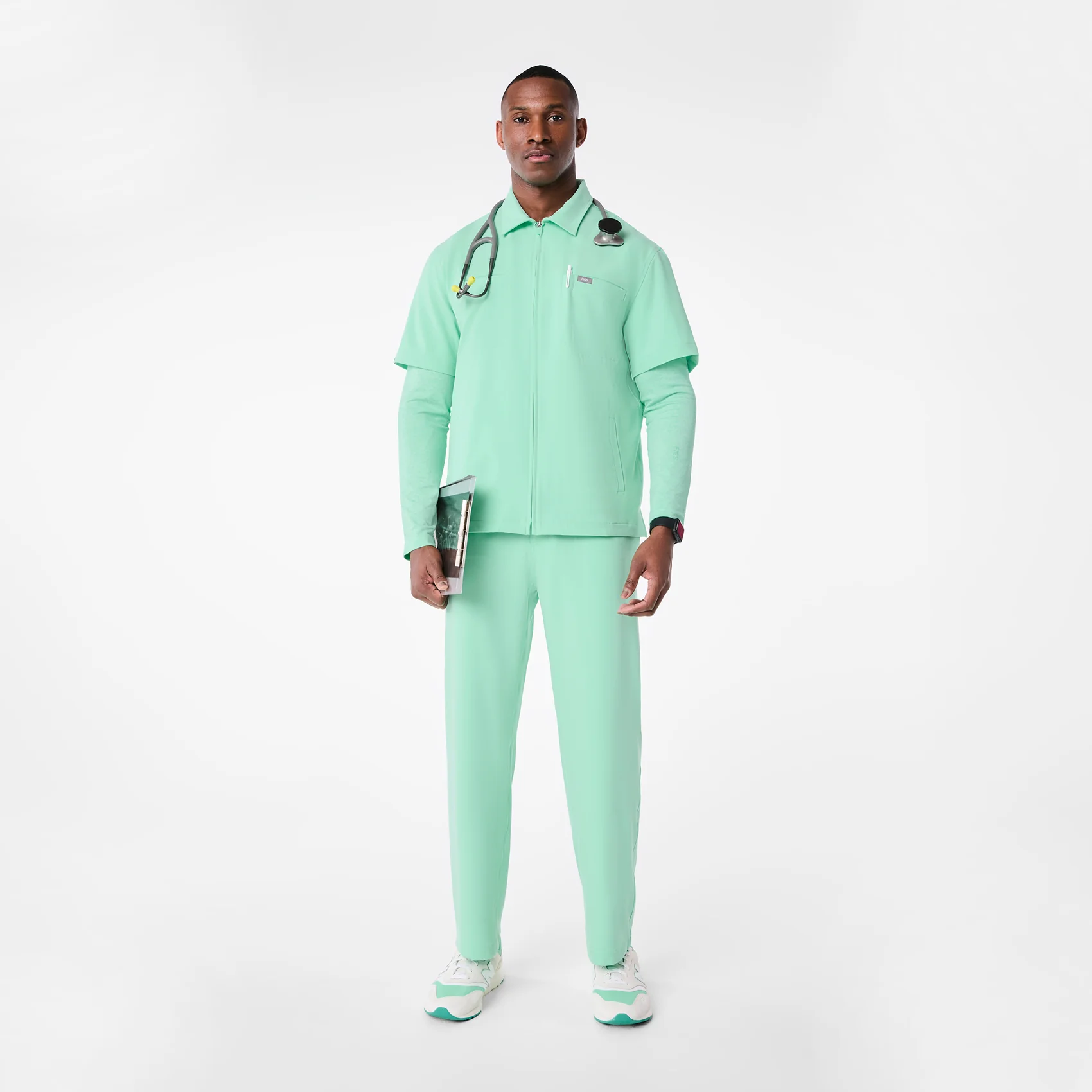 men's Mariner Carlisle Full Zip - Scrub Top - Image 11