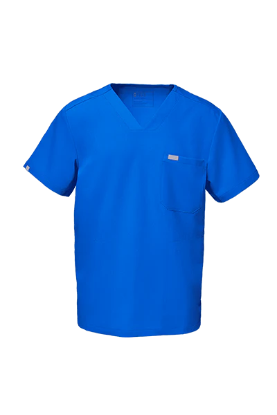 Men's Royal Blue Chisec™ - Three-Pocket Scrub Top - Image 8