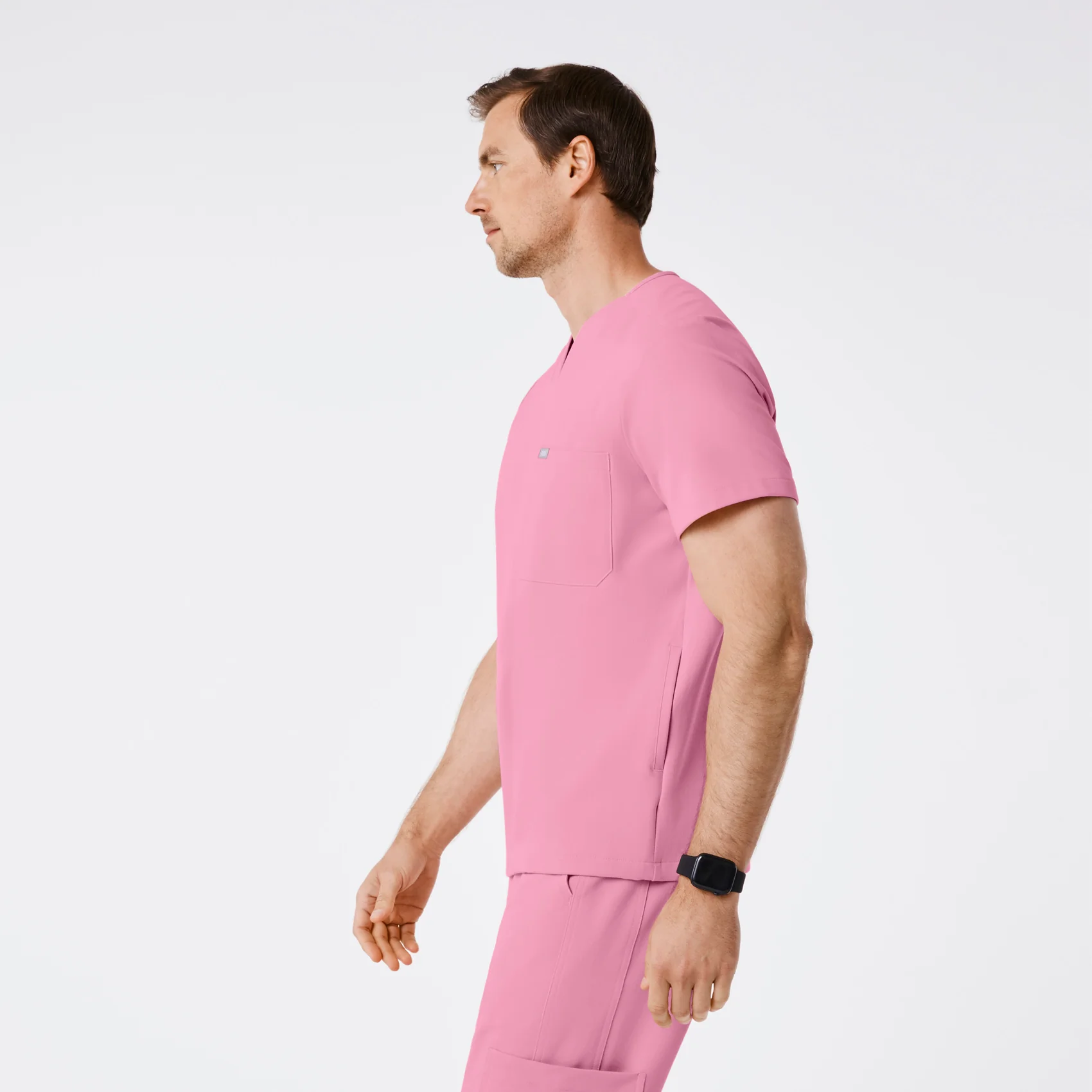men's Chalk Pink Chisec - Three-Pocket Scrub Top™ - Image 3