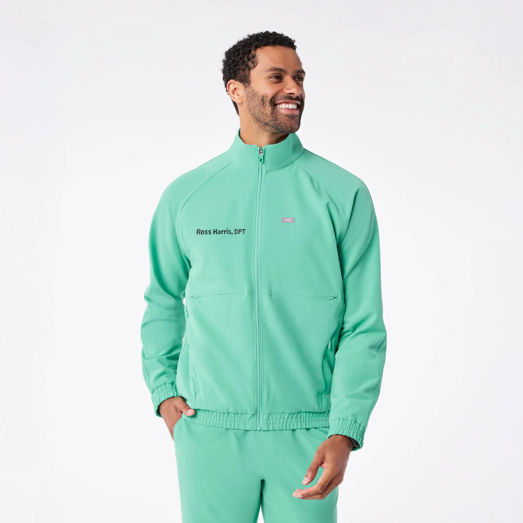 men's Surgical Green Cobaki - Scrub Jacket