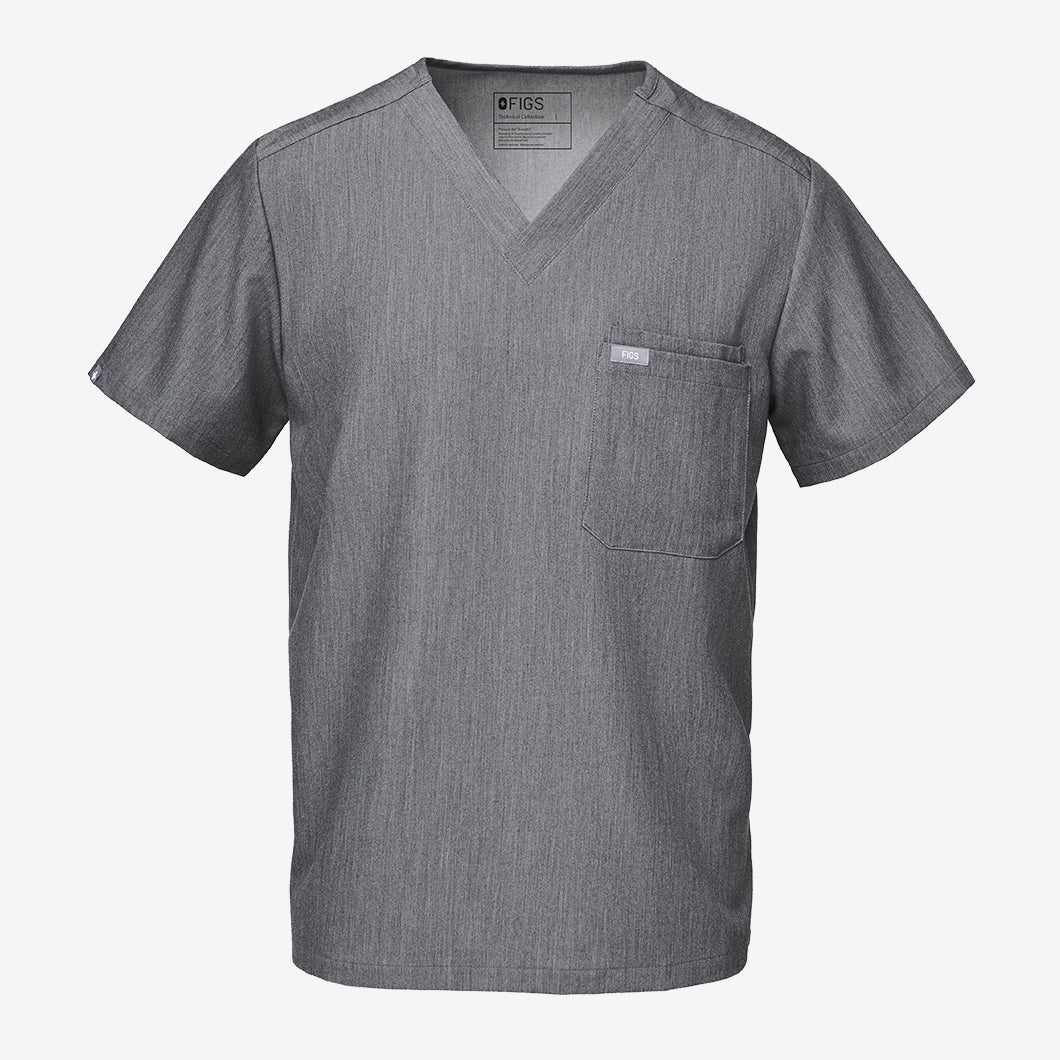 Men's Graphite Leon™ - Three-Pocket Scrub Top - Image 9
