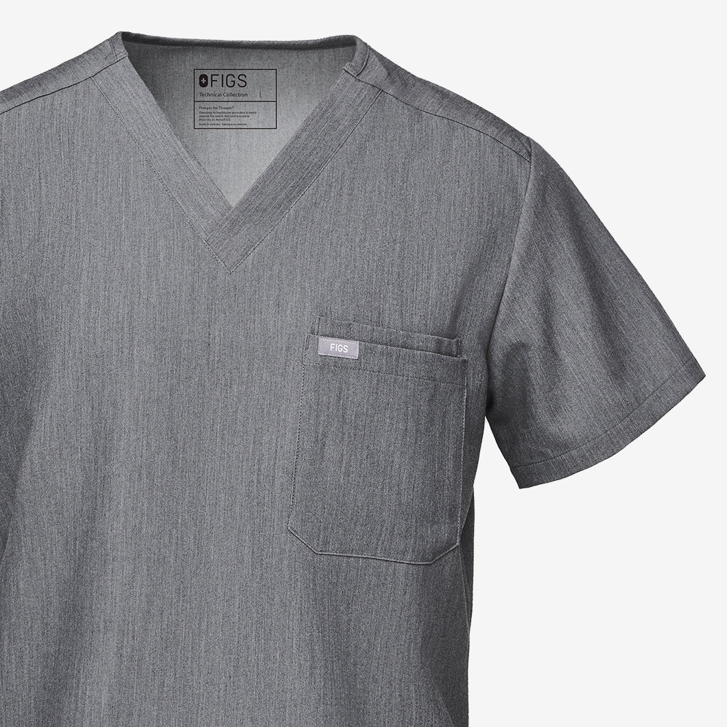 Men's Graphite Leon™ - Three-Pocket Scrub Top - Image 10