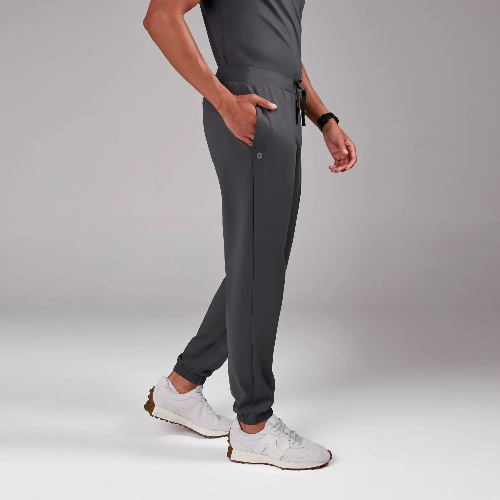 men's Charcoal Forster FORMx Jogger -Tall Scrub Pant™ - Image 3