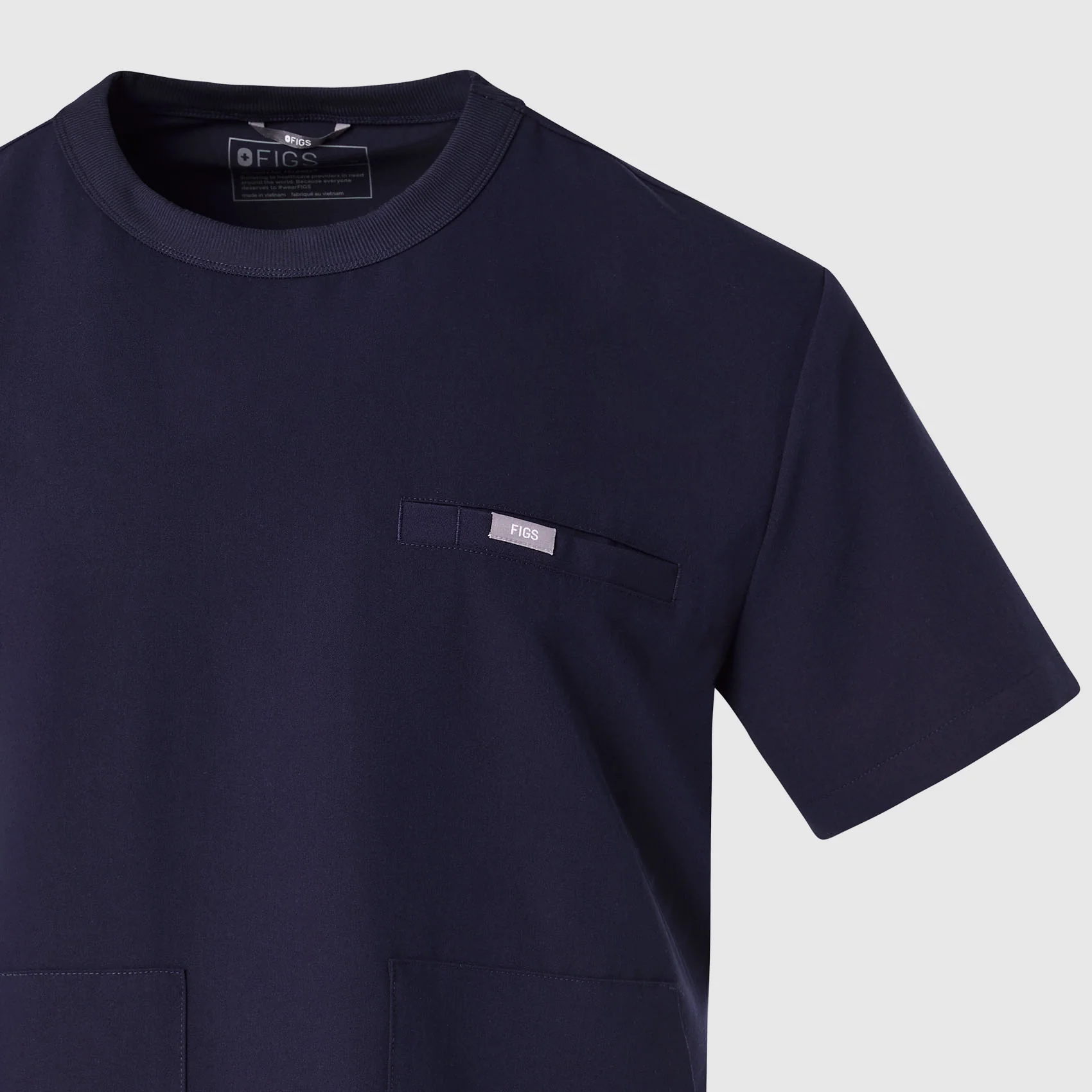 men's Seaglass Landen - Crewneck Scrub Top - Image 10