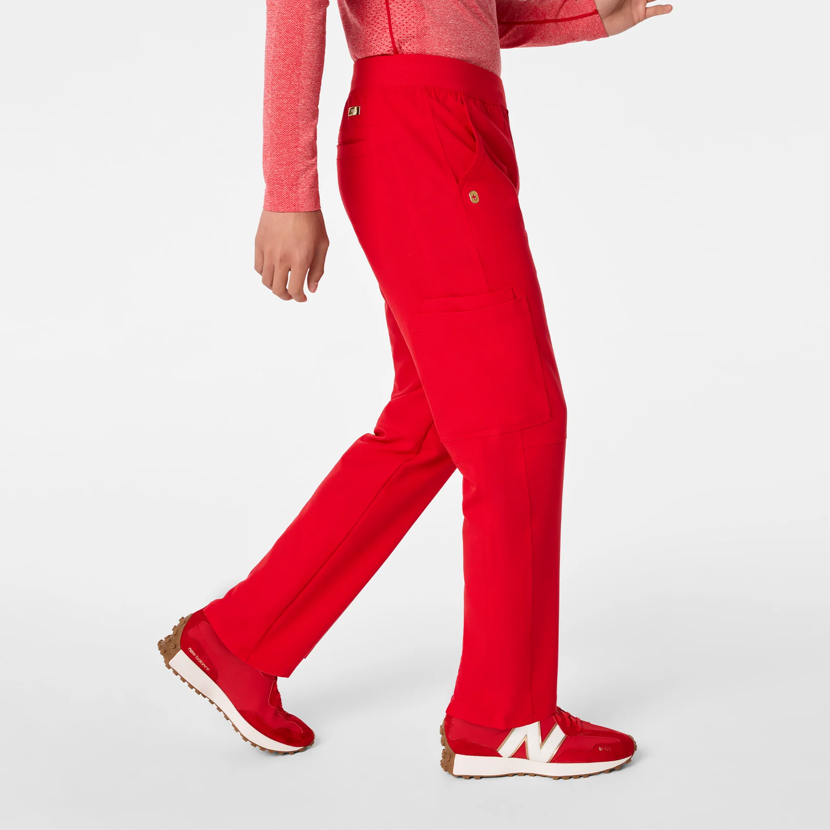 men's Lunar New Year Pop Red Axim - Cargo Scrub Pant™ - Image 3