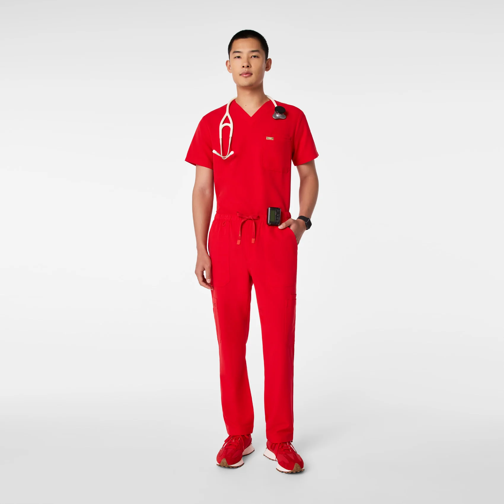 men's Lunar New Year Pop Red Cairo - Cargo Scrub Pant™ - Image 2