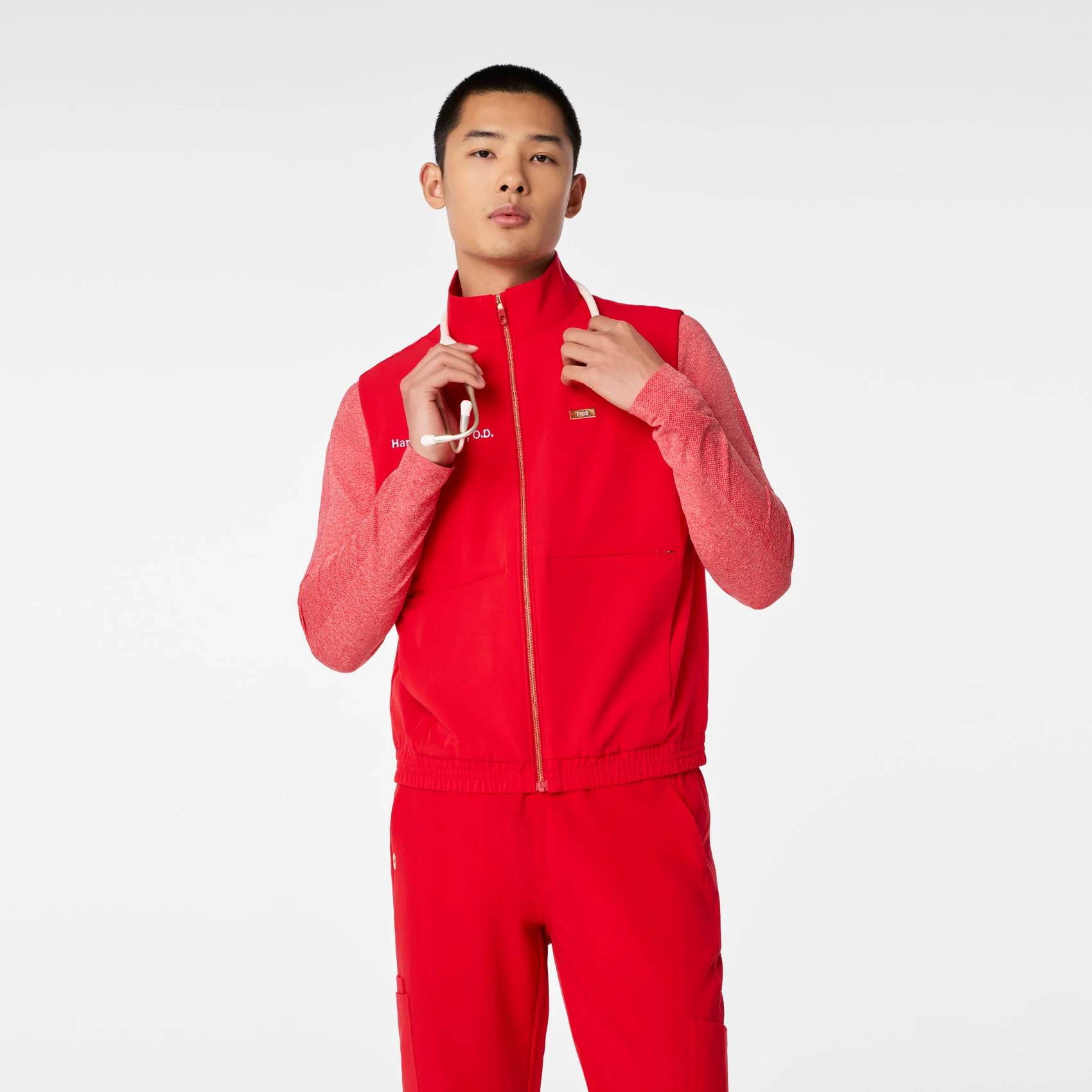 men's Lunar New Year Pop Red Cobaki Vest