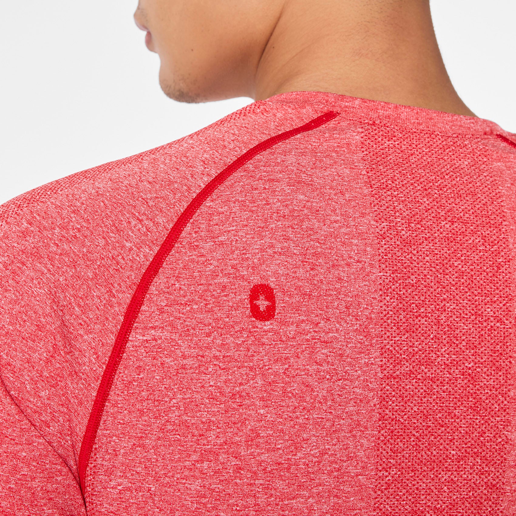 men's Lunar New Year Pop Red Makato Seamless - Longsleeve Underscrub - Image 5