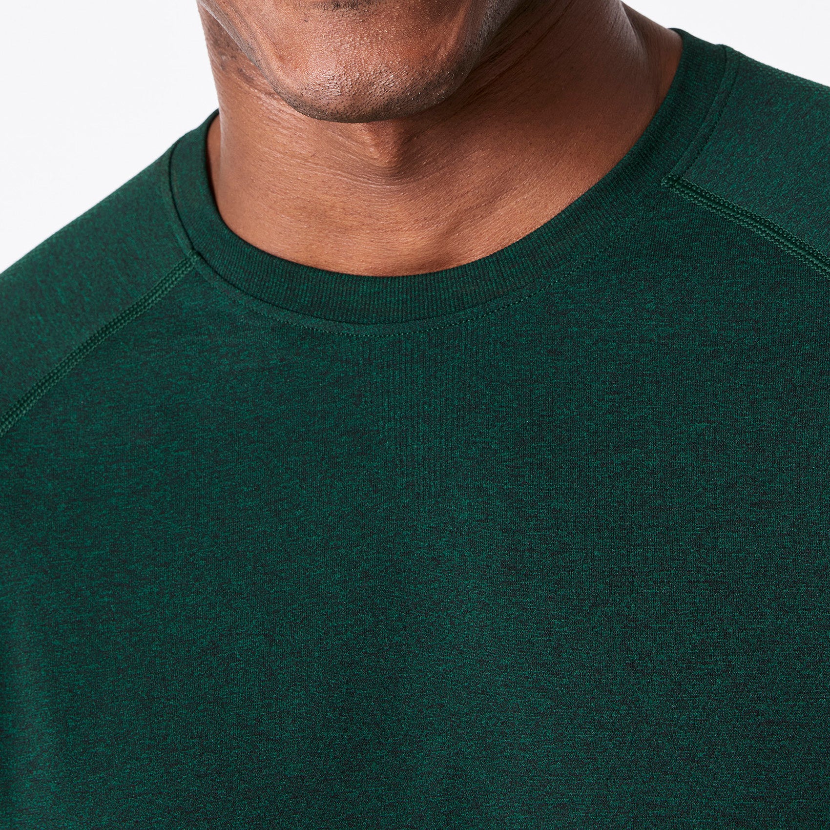 men's Hunter Green Makato Seamless - Longsleeve Underscrub - Image 6