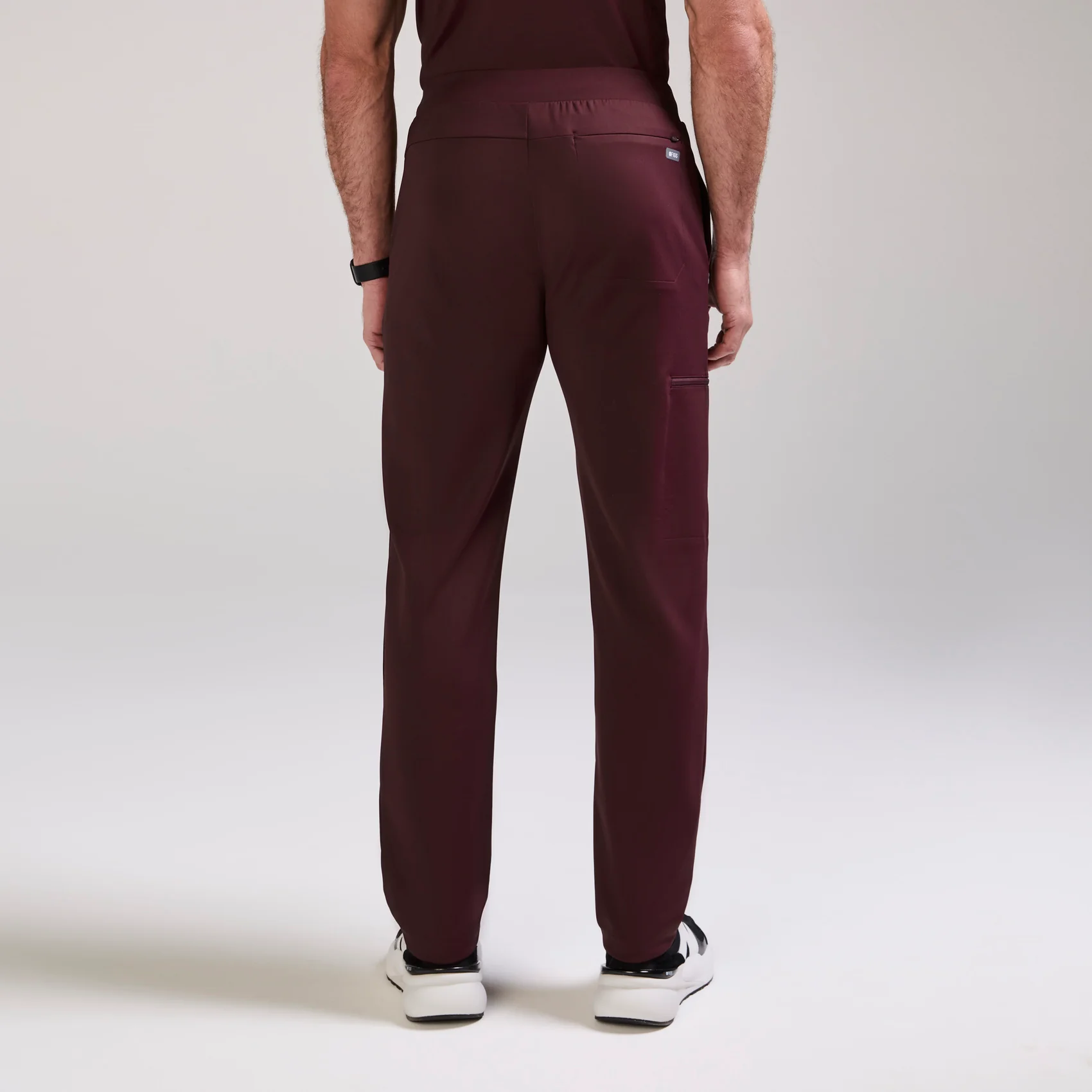 men's Burgundy Norris FORMx Straight Leg - Short Scrub Pant™ - Image 4