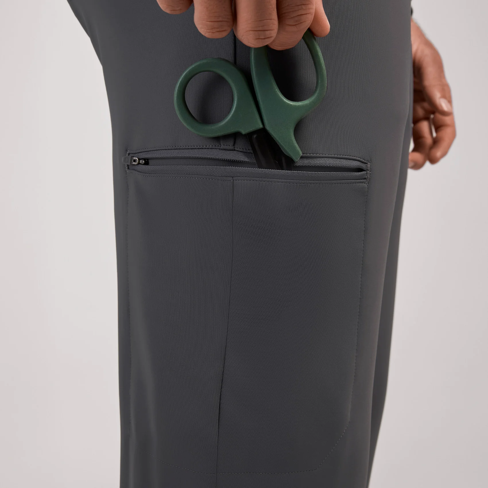 men's Charcoal Norris FORMx Straight Leg - Short Scrub Pant™ - Image 9