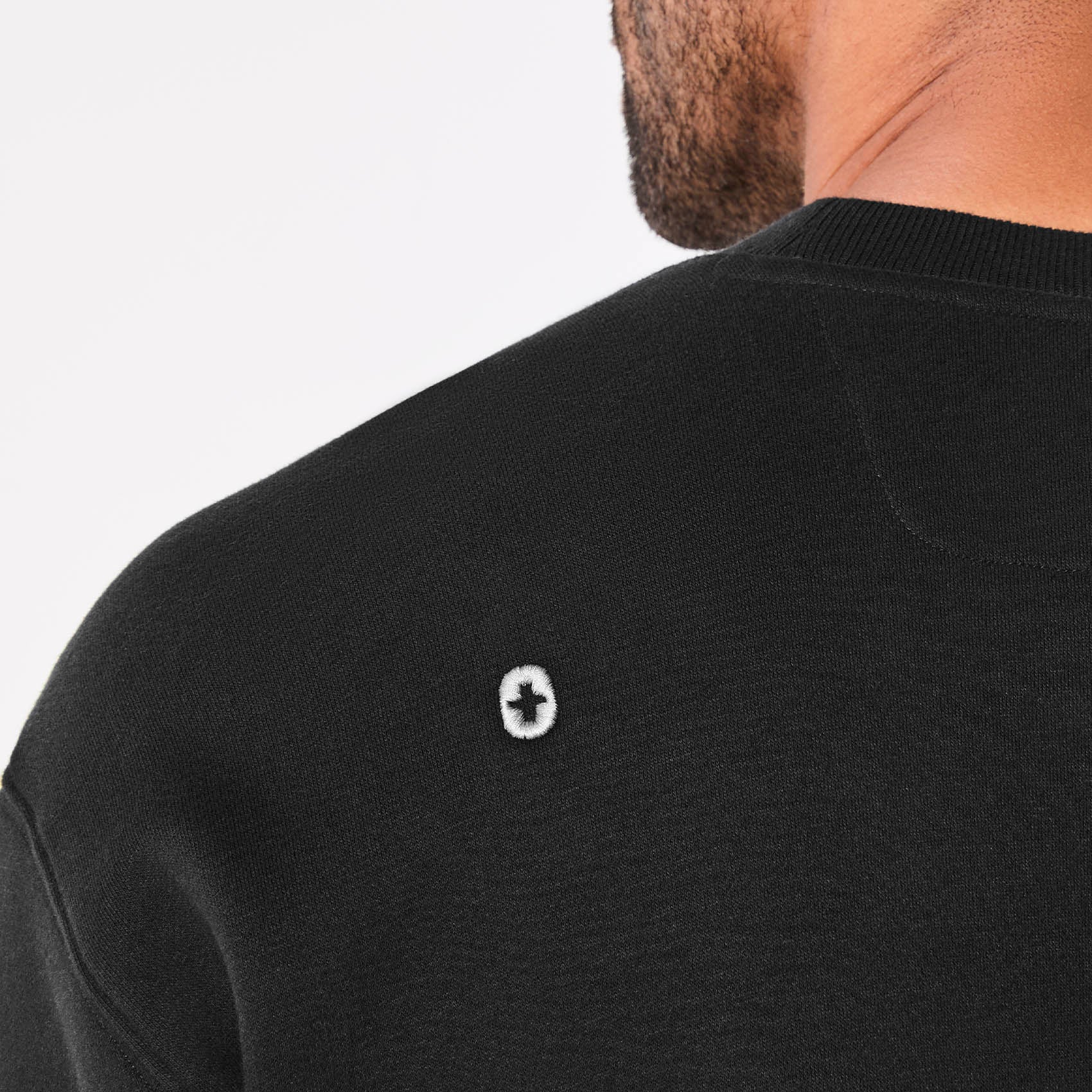 men's Black Off-Shift Figs Logo - Crewneck Sweatshirt™ - Image 6