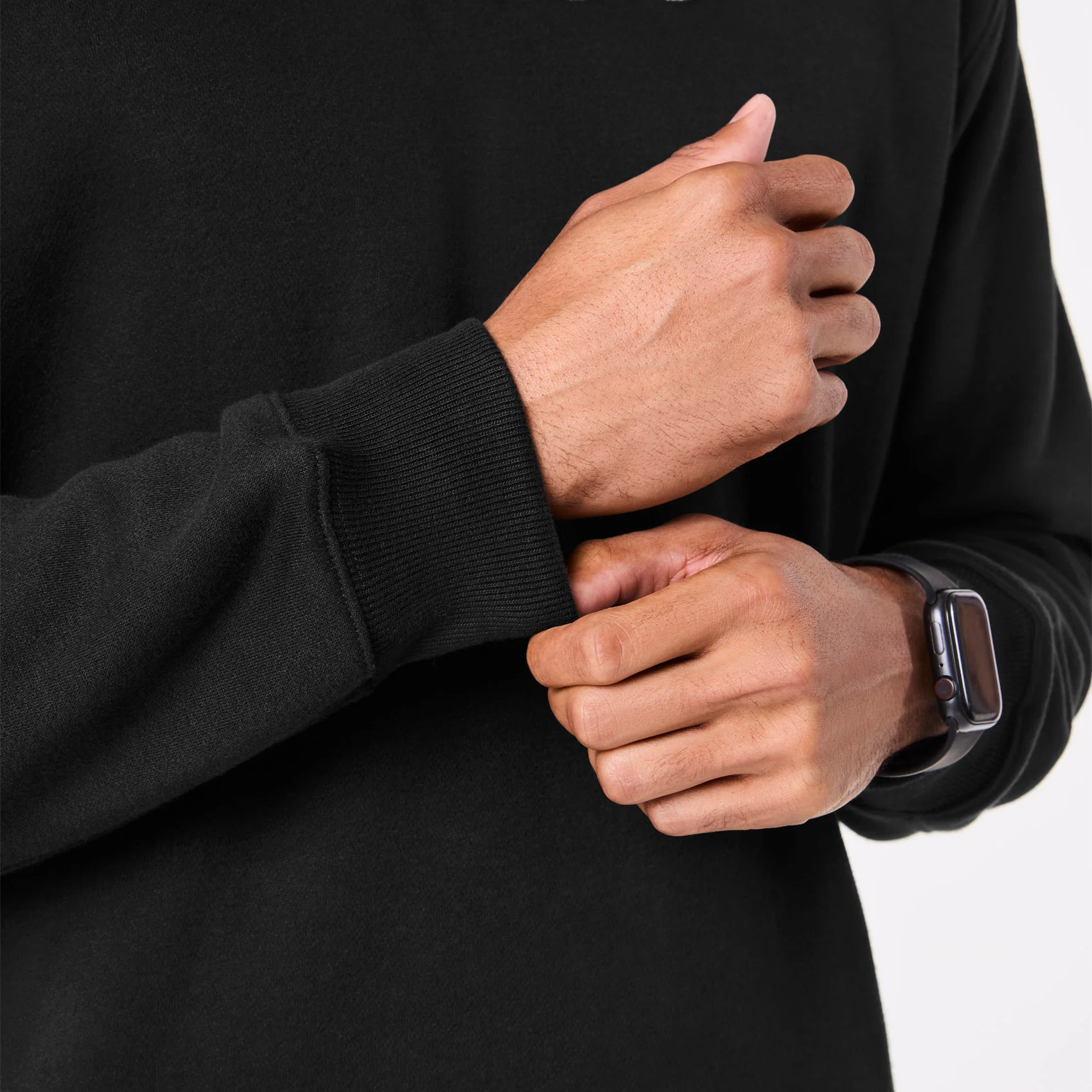 men's Black Off-Shift Figs Logo - Crewneck Sweatshirt™ - Image 7