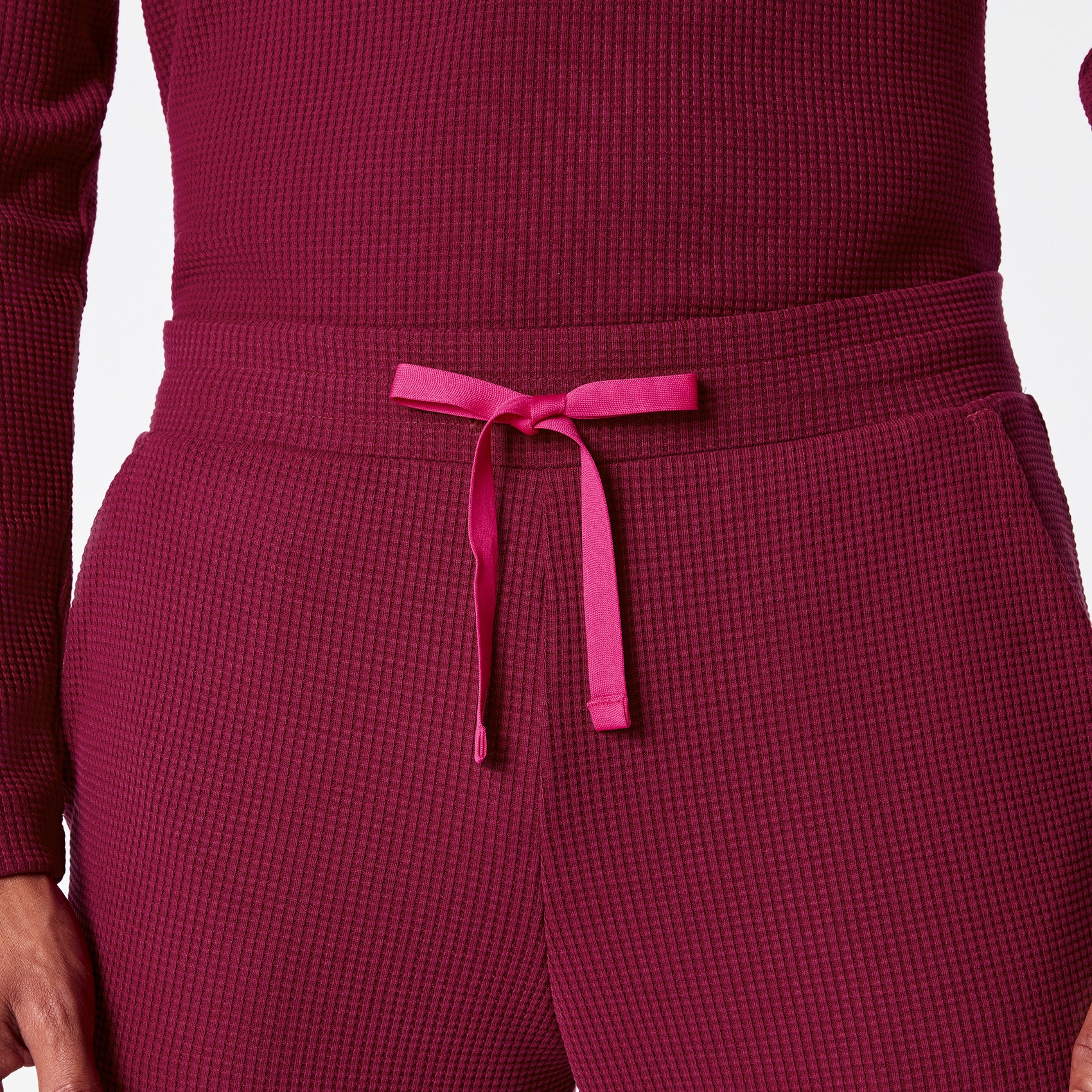 men's Deep Cranberry Off-Shift Waffle - Jogger Sweatpant™ - Image 3
