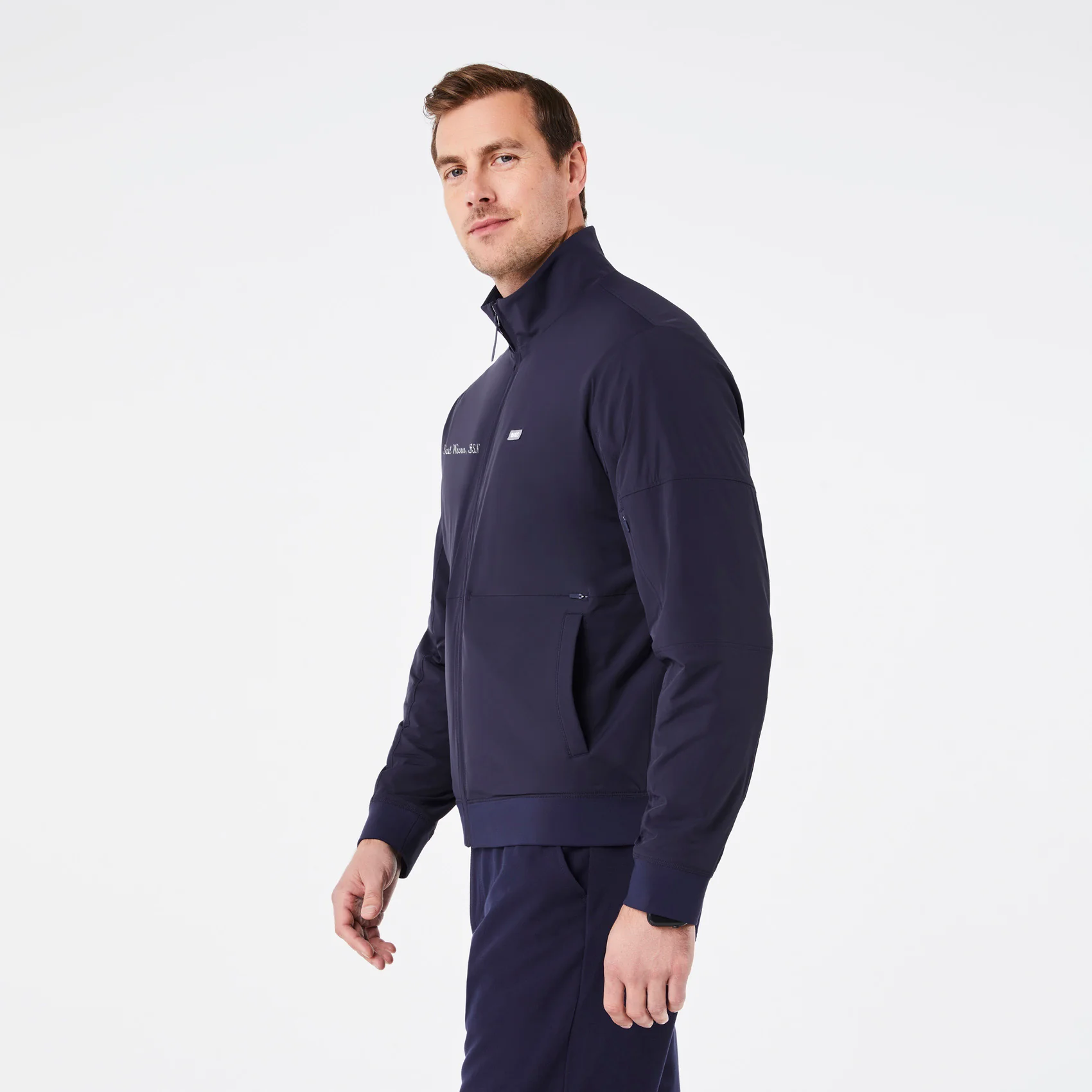men's Navy On-Shift Float - Bomber Jacket™ - Image 3