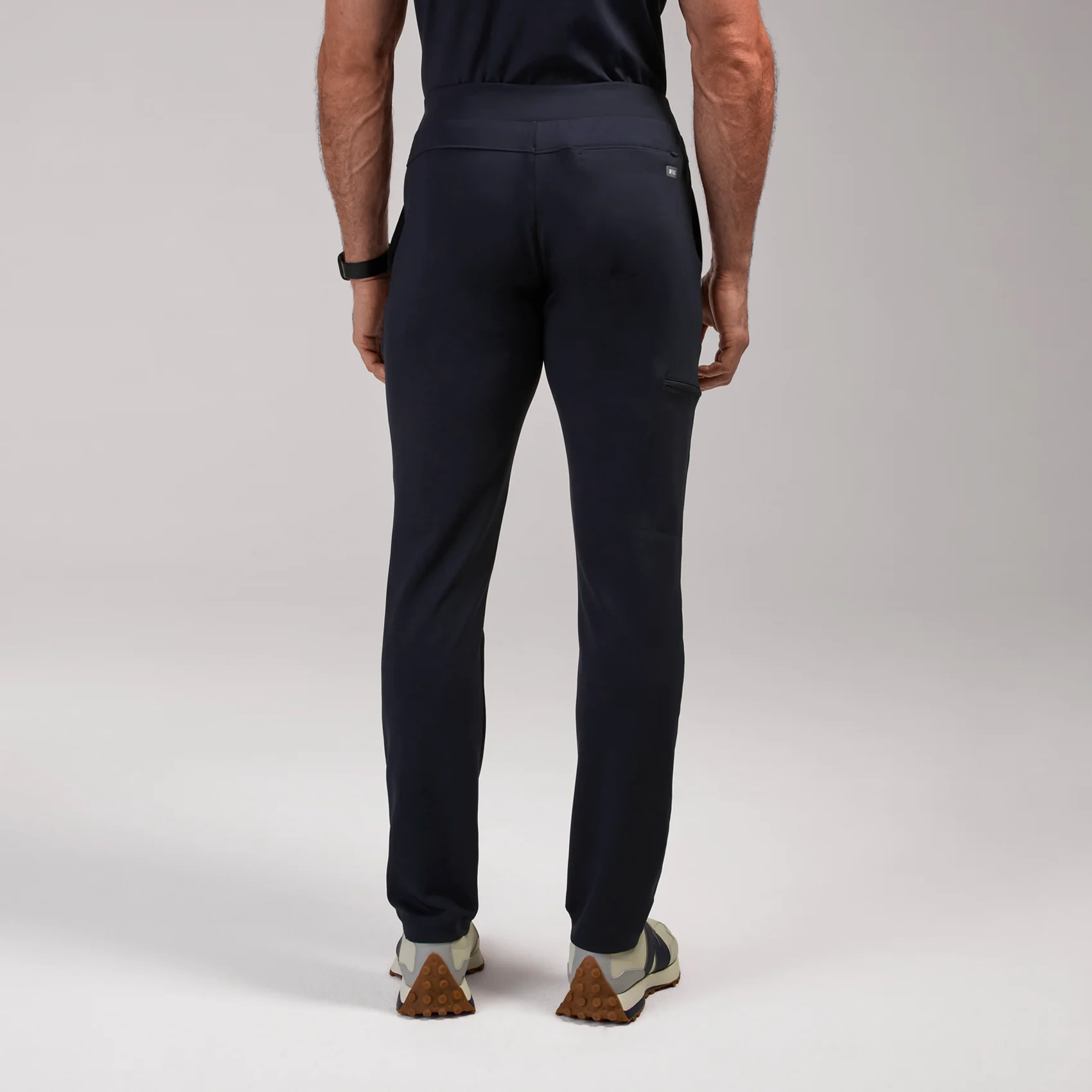 men's Navy Pierre FORMx Slim Tapered - Short Scrub Pant™ - Image 4