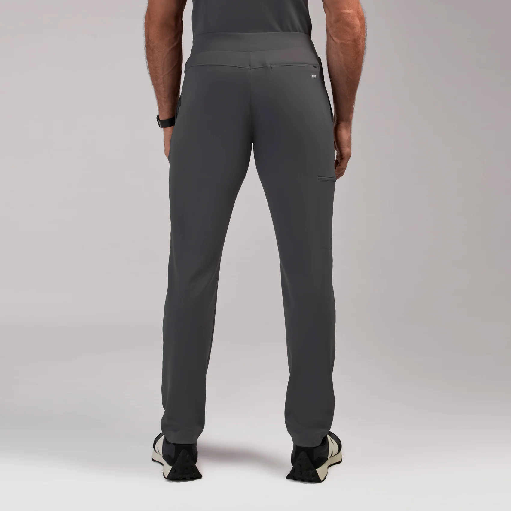 men's Charcoal Pierre FORMx Slim Tapered - Tall Scrub Pant™ - Image 4