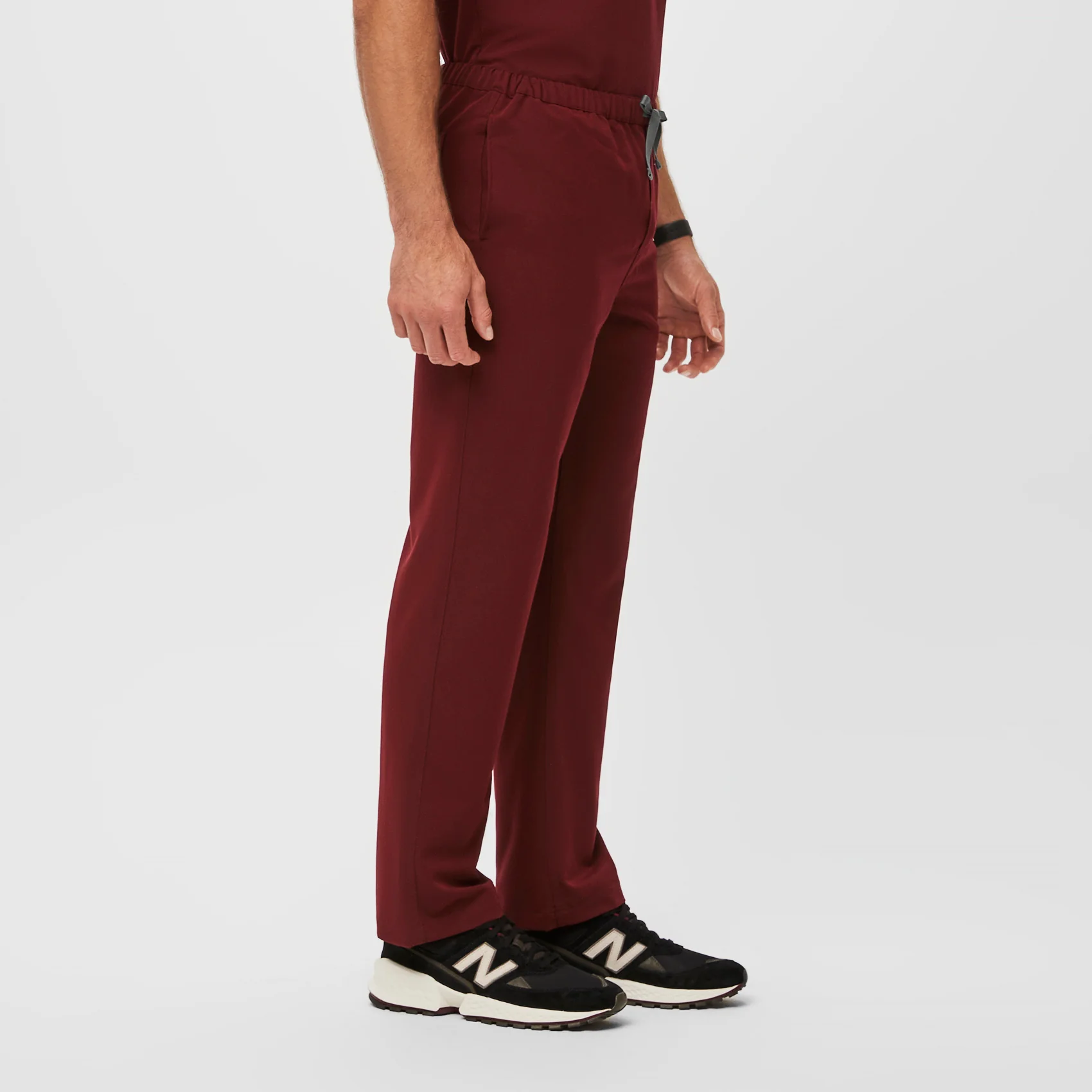 Men's Burgundy Pisco™ - Basic Scrub Pants - Image 3