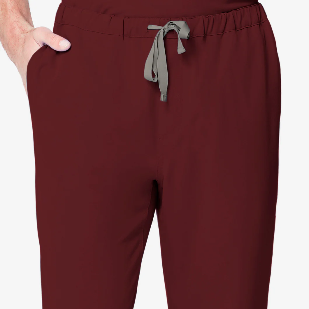 Men's Burgundy Pisco™ - Basic Scrub Pants - Image 7