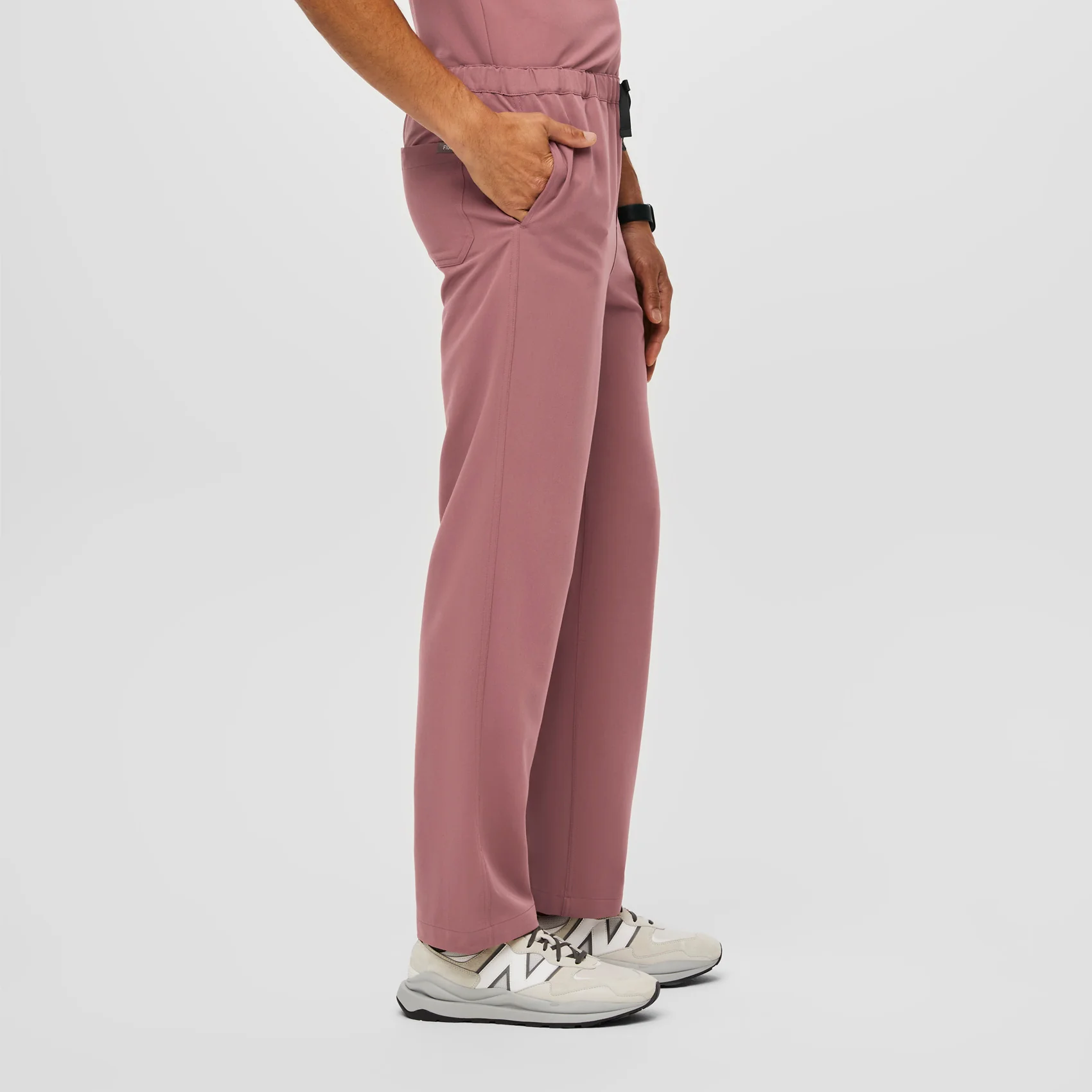 men's Mauve Pisco™- Short Basic Scrub Pants (3XL - 6XL) - Image 3