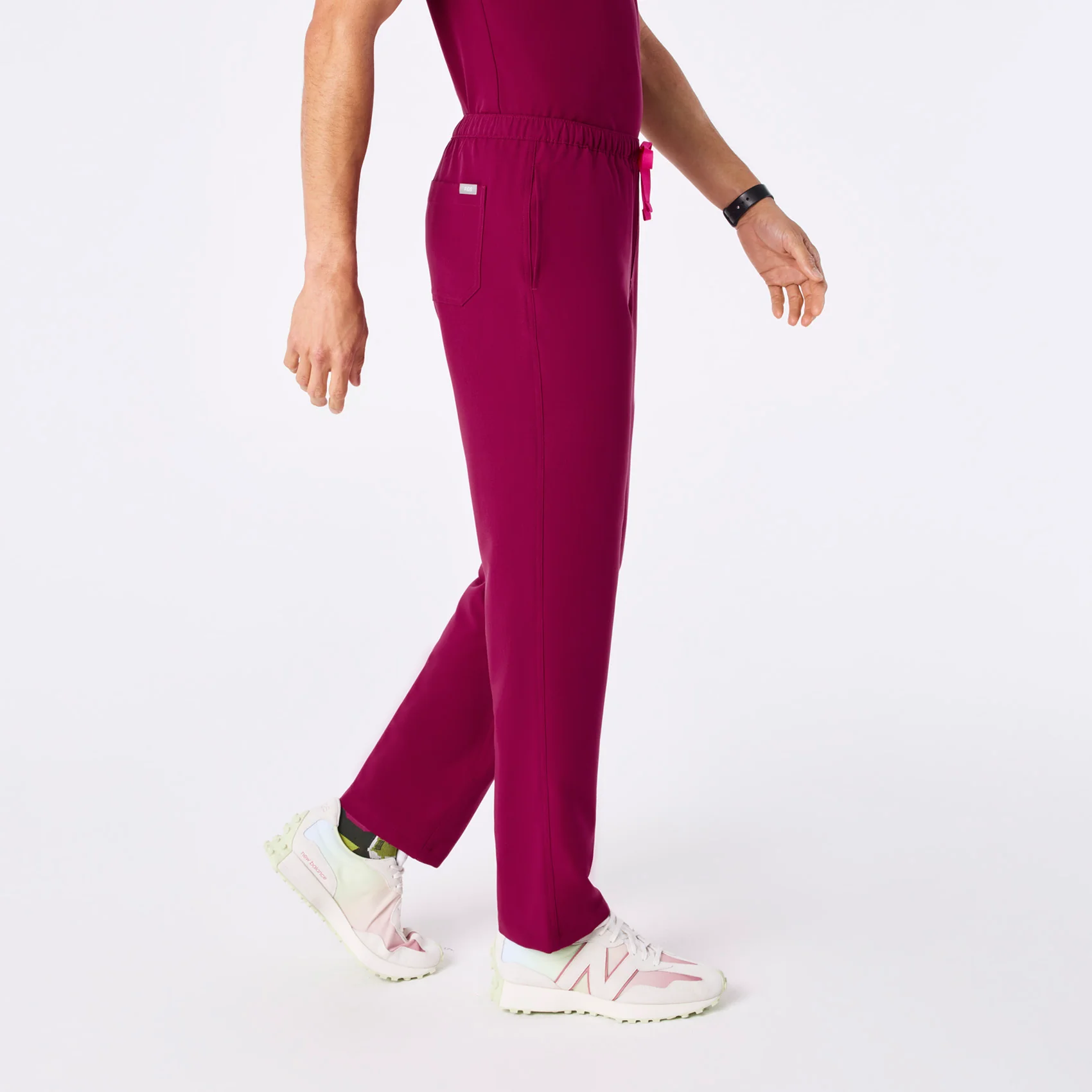 men's Dark Magenta Pisco - Short Basic Scrub Pant™ - Image 3