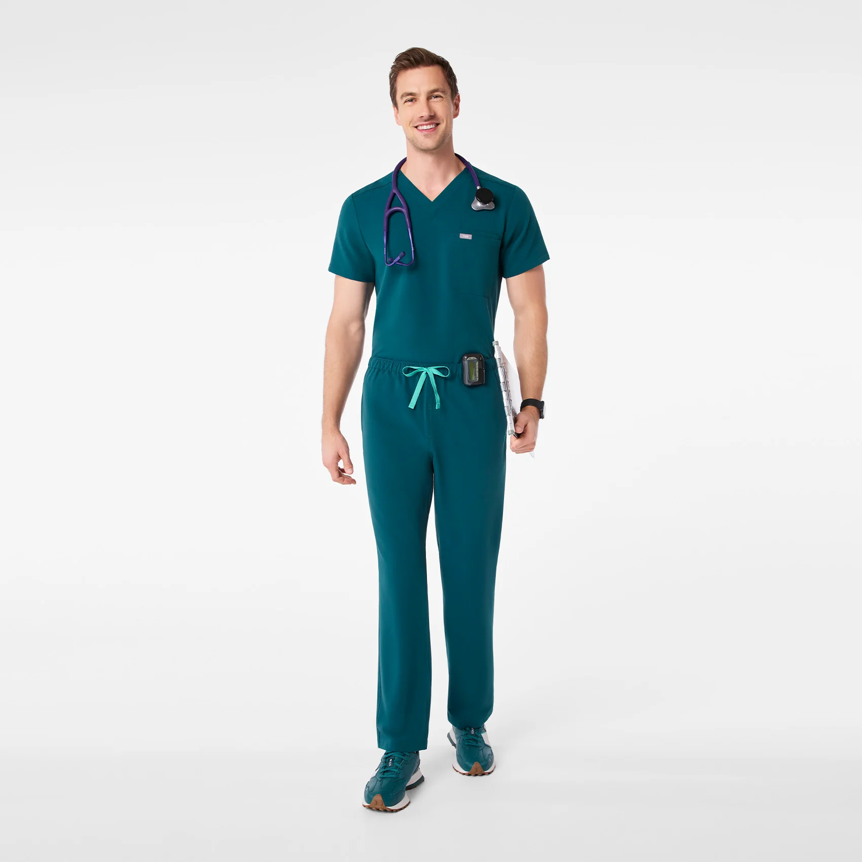 men's Caribbean Blue Pisco - Basic Scrub Pant™ - Image 2