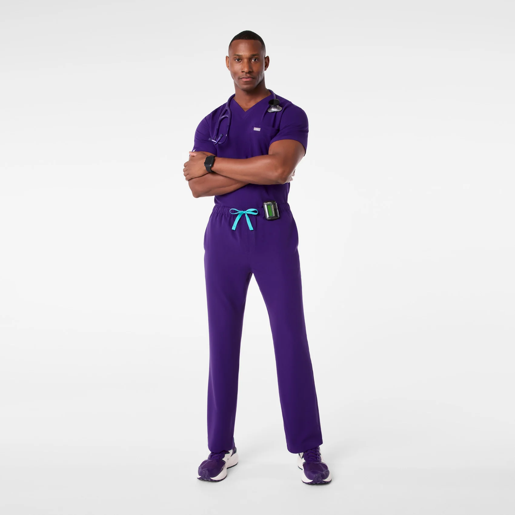men's Purple Pulse Pisco - Tall Basic Scrub Pant™ - Image 2
