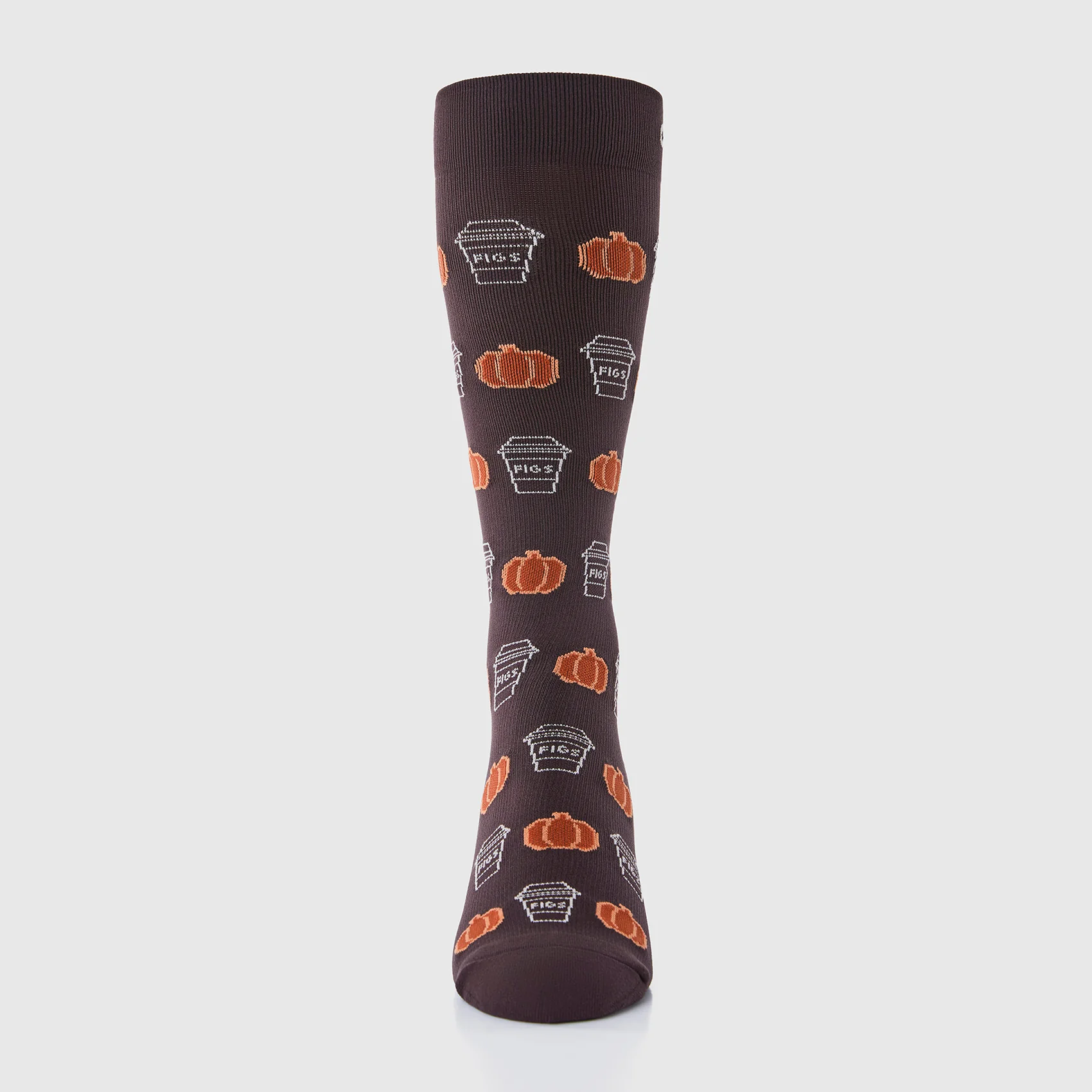 men's Espresso Pumpkin Spice - Compression Socks - Image 3