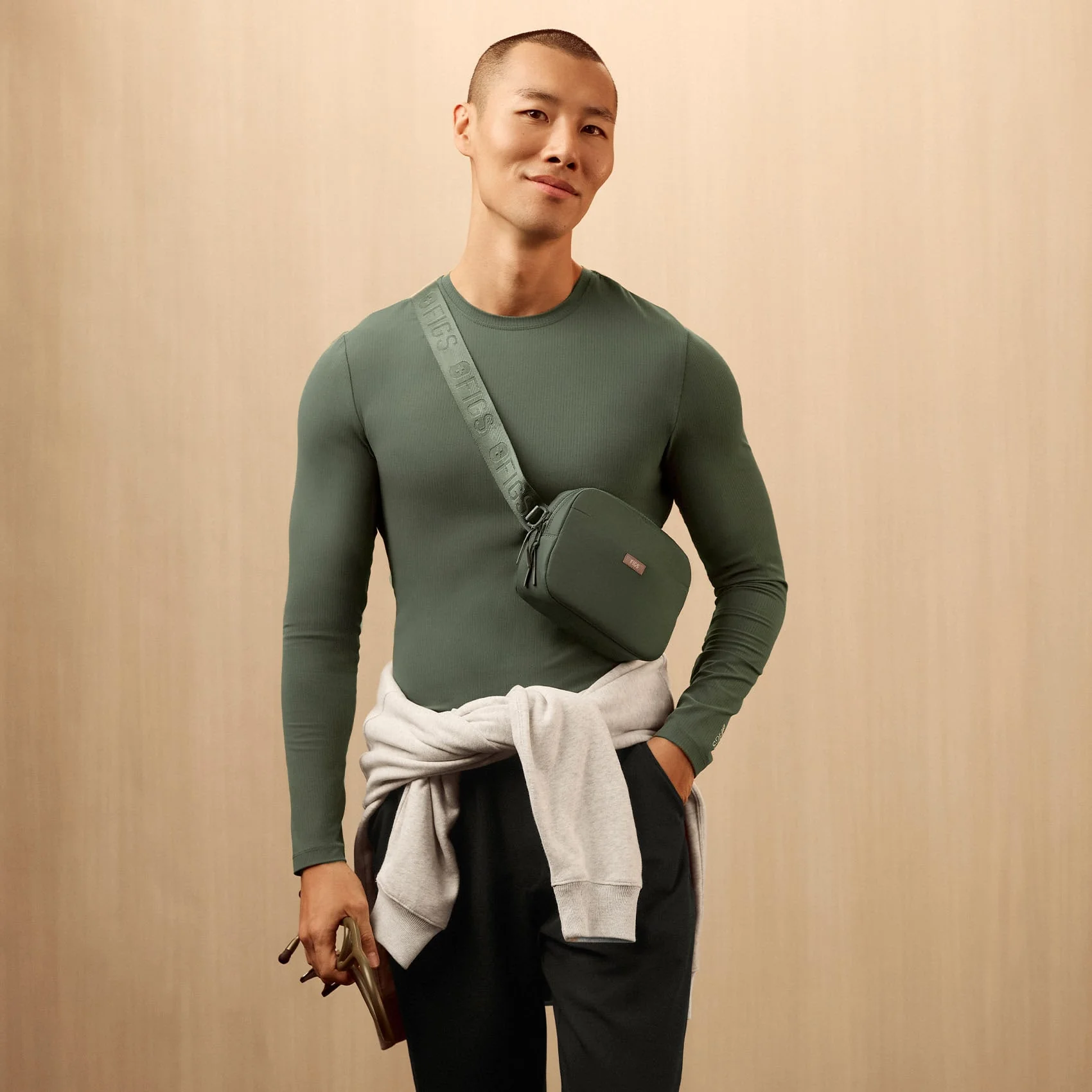 men's Moss Ribbed - Longsleeve Underscrub - Image 2