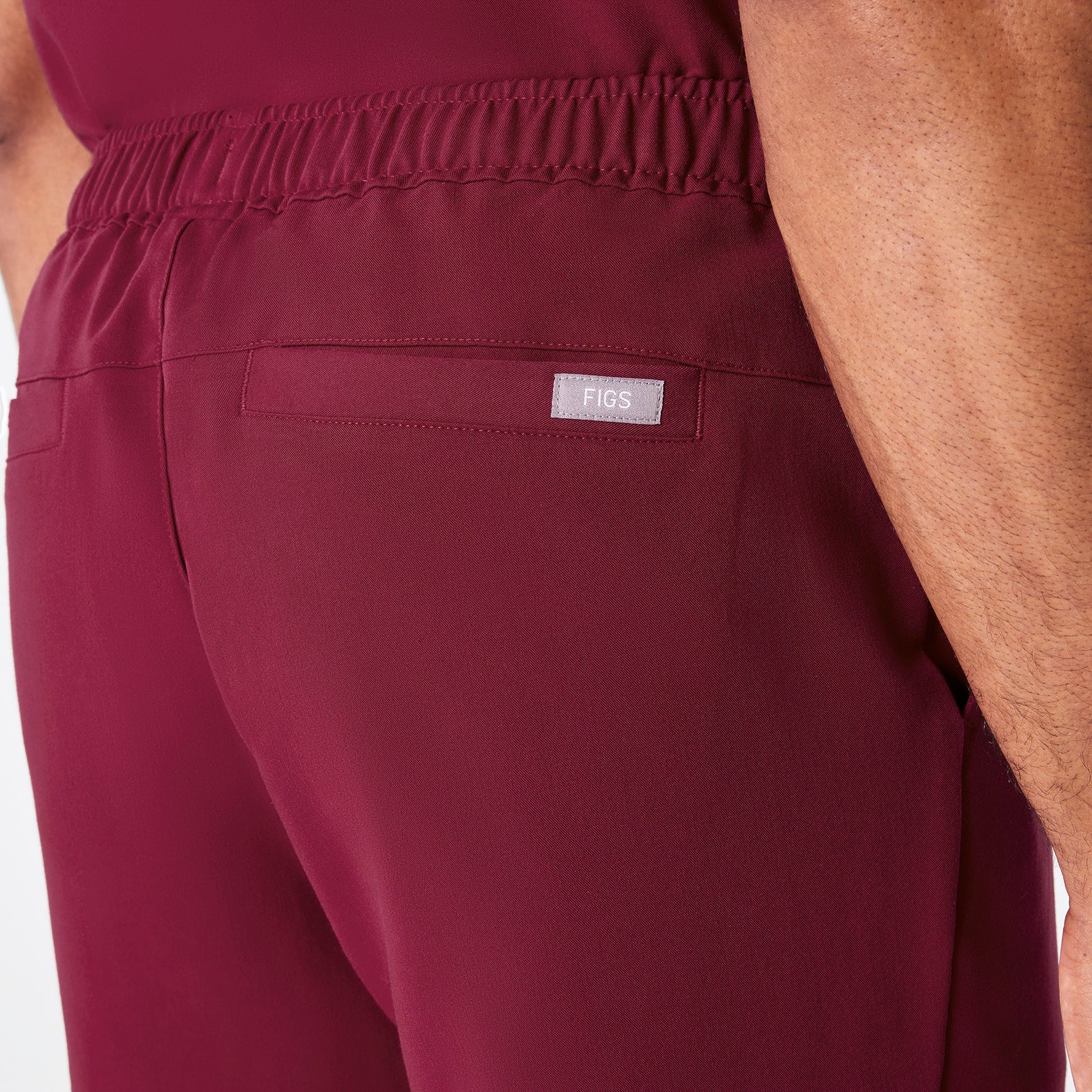 men's Deep Cranberry Tansen - Jogger Scrub Pant™ - Image 7