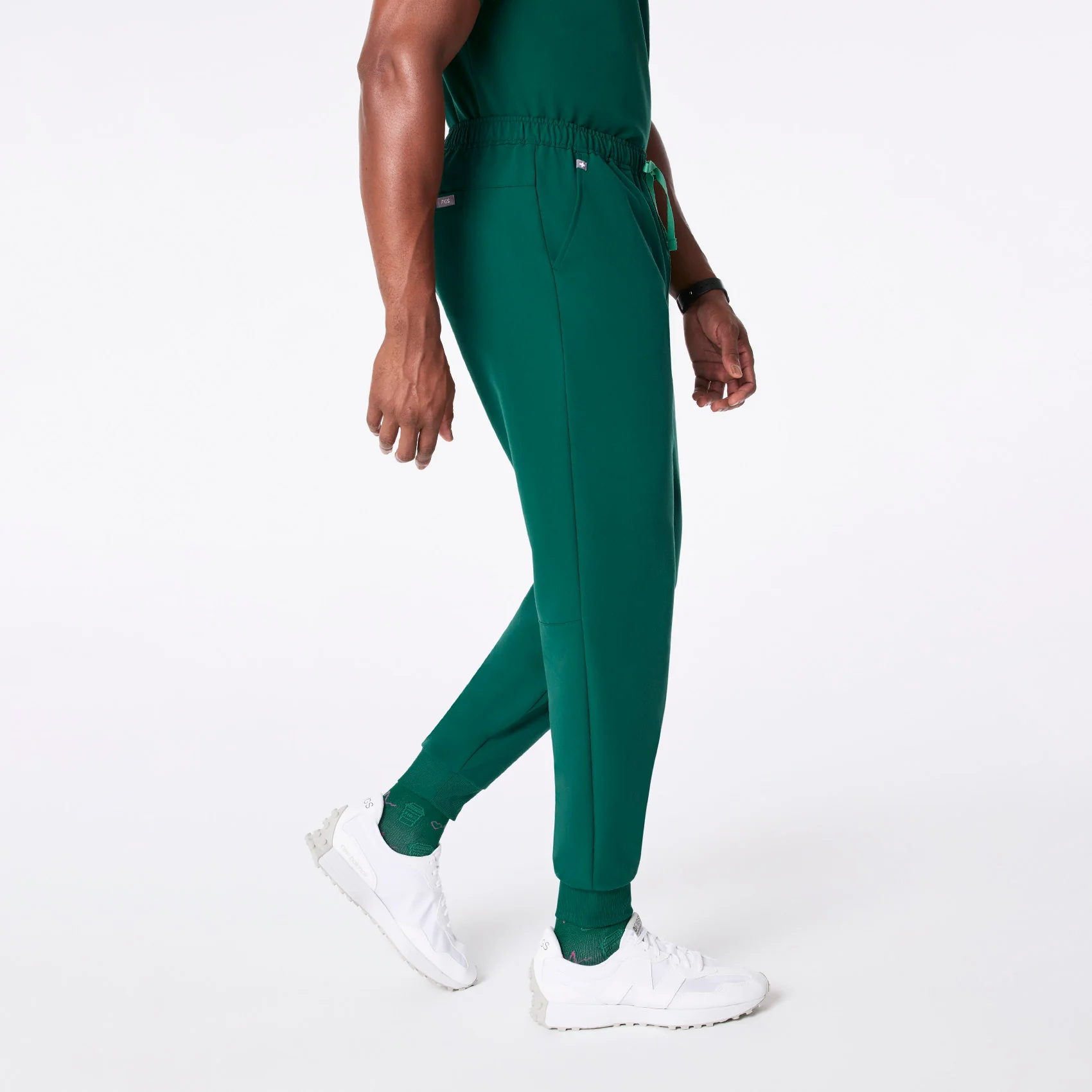men's Hunter Green Tansen - Jogger Scrub Pant™ - Image 3