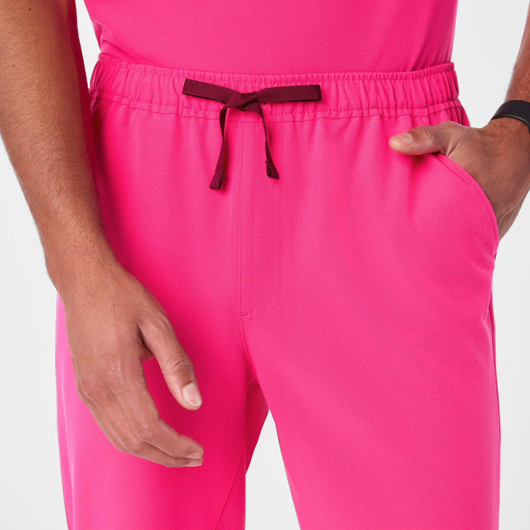 men's Shocking Pink Tansen - Jogger Scrub Pant™ - Image 5