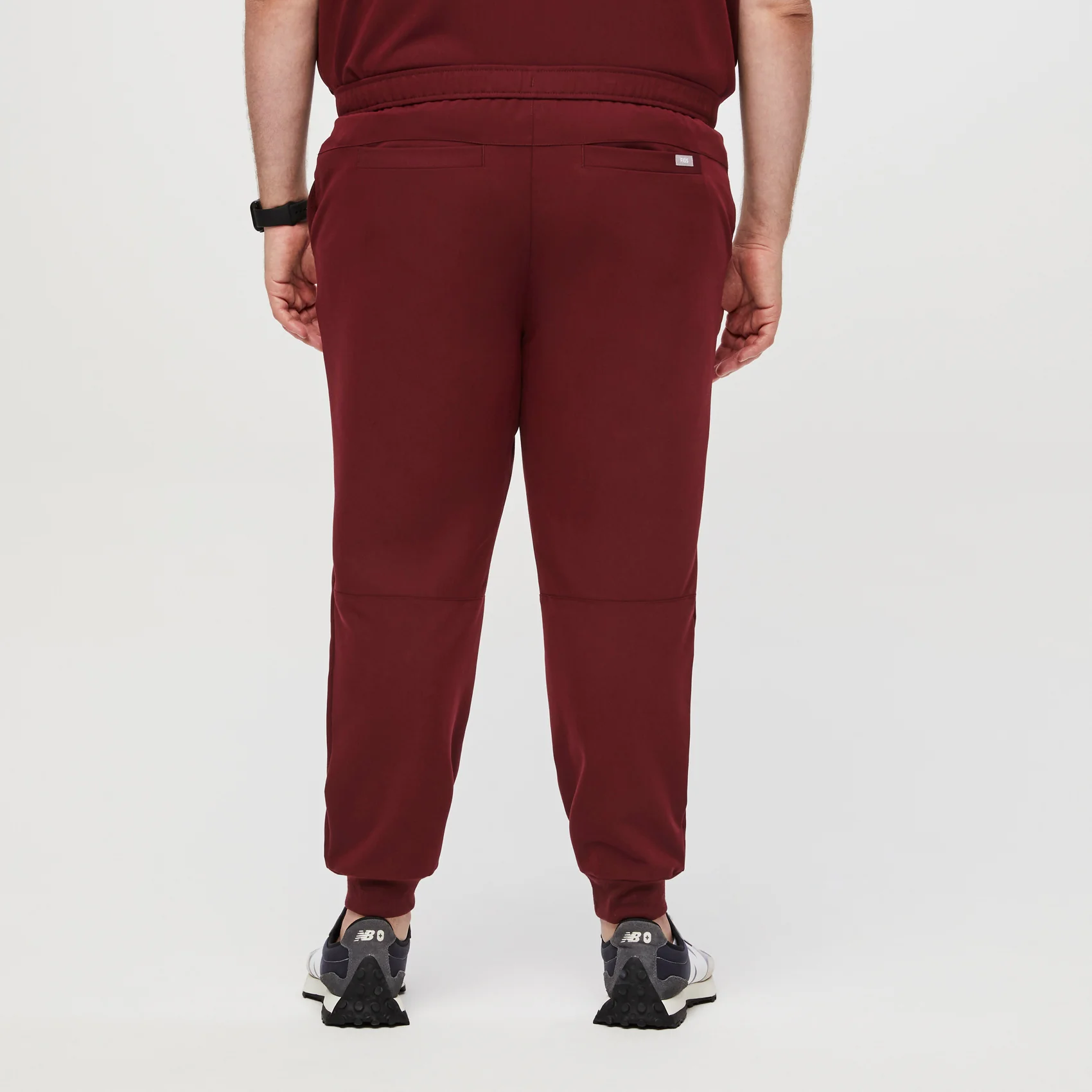 men's Burgundy Tansen™ Jogger Scrub Pants (3XL - 6XL) - Image 4