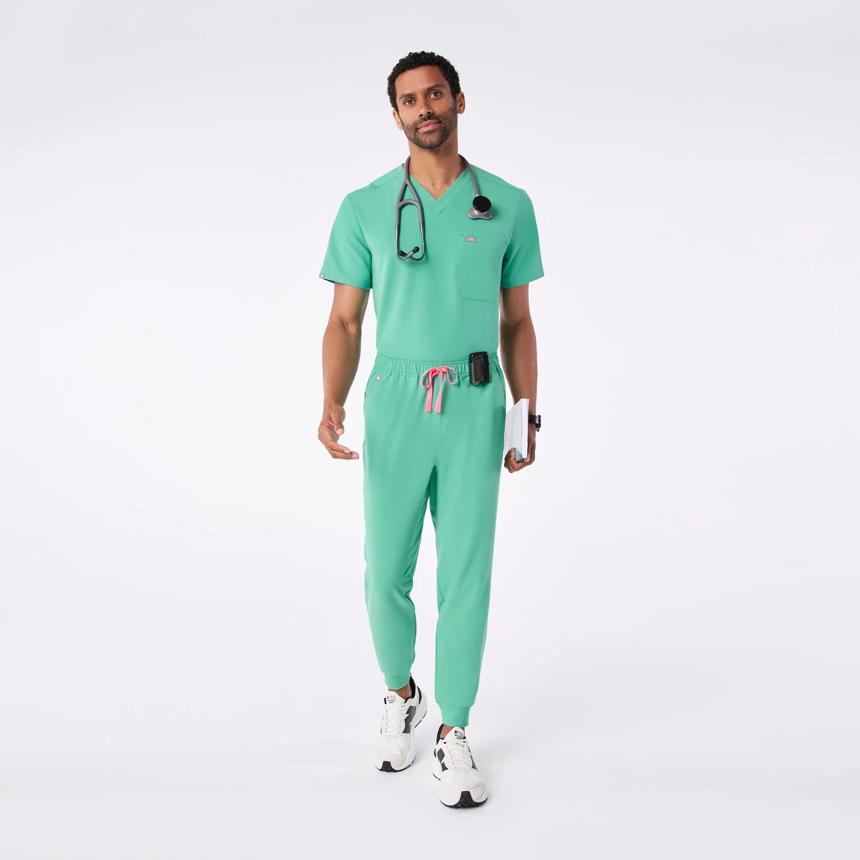 men's Surgical Green Tansen - Short Jogger Scrub Pant™ - Image 2