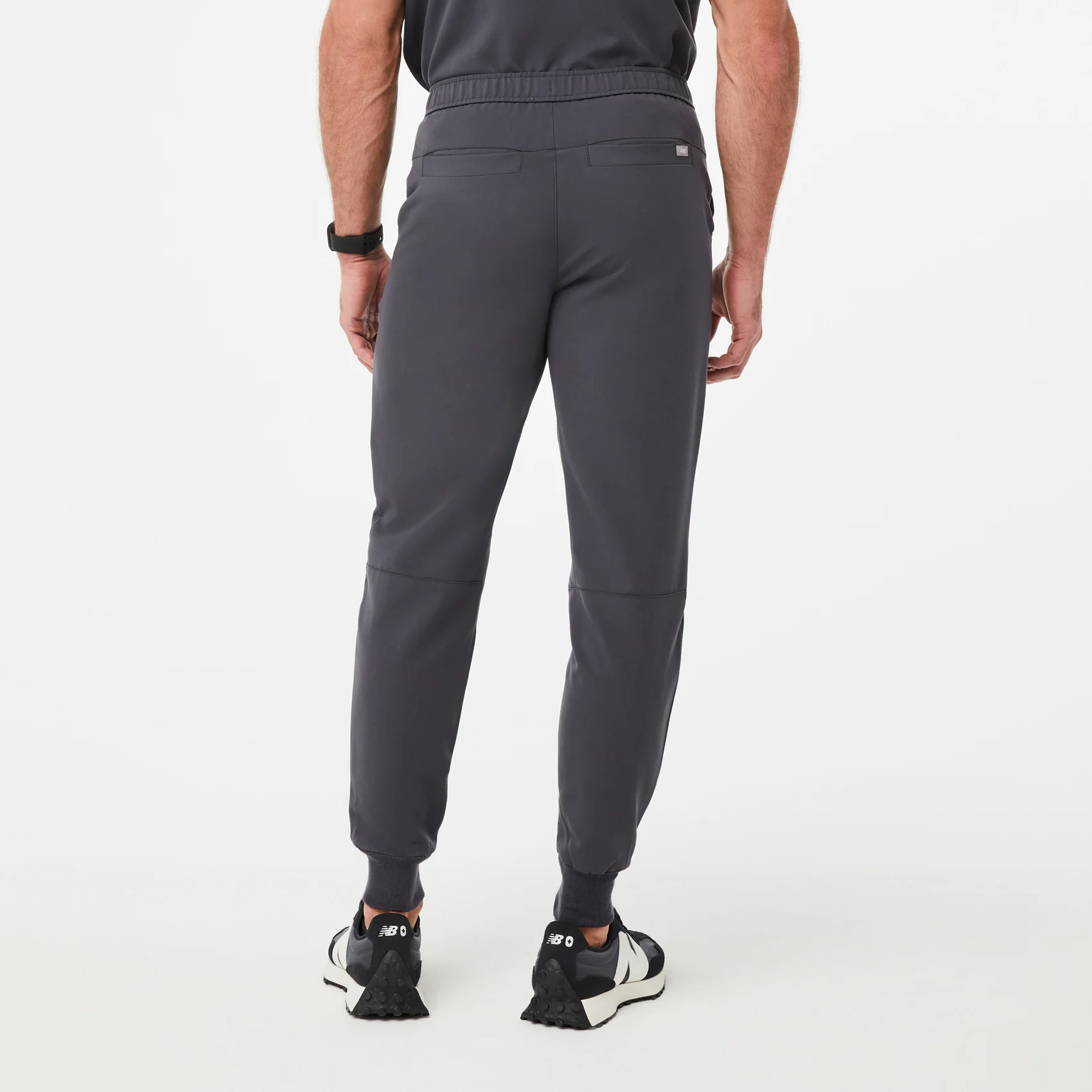 Men's Charcoal Tansen - Short Jogger Scrub Pants - Image 4