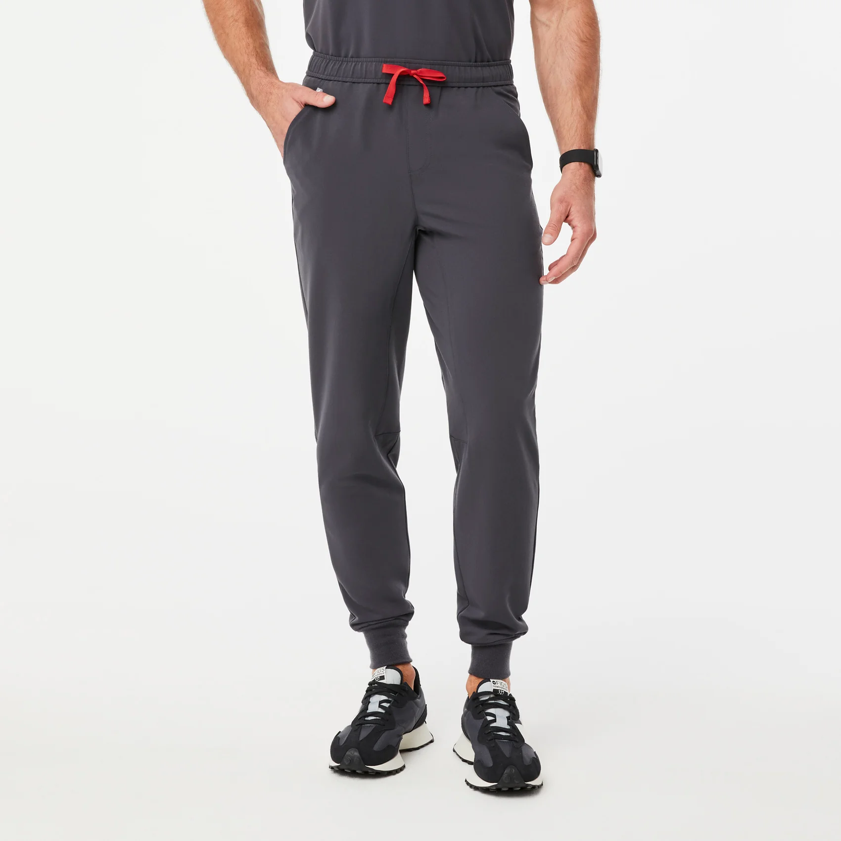 Men's Charcoal Tansen - Tall Jogger Scrub Pants