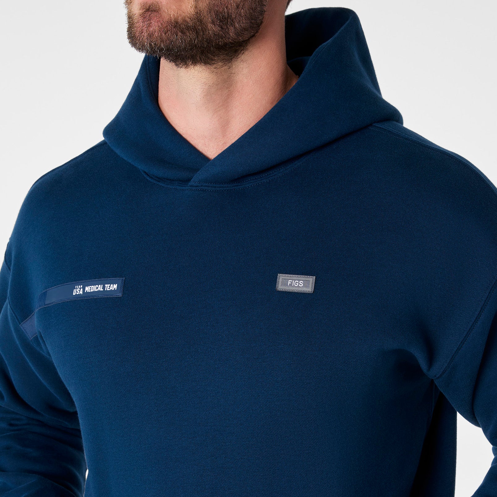 men's Team USA Blue FIGS x Team USA Off-Shift - Hoodie Sweatshirt™ - Image 5