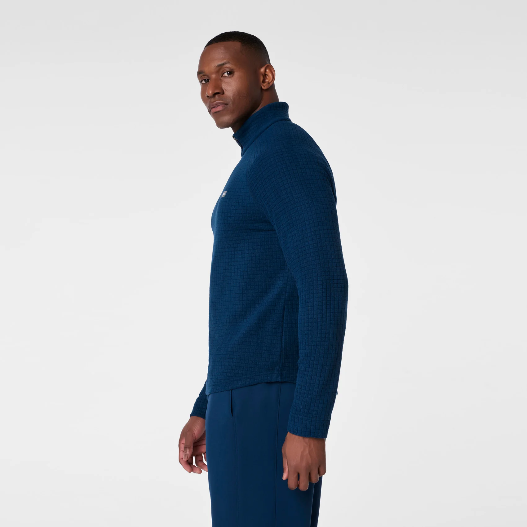 men's Team USA Blue FIGS x Team USA On-Shift - Fleece ¼ Zip Top™ - Image 3