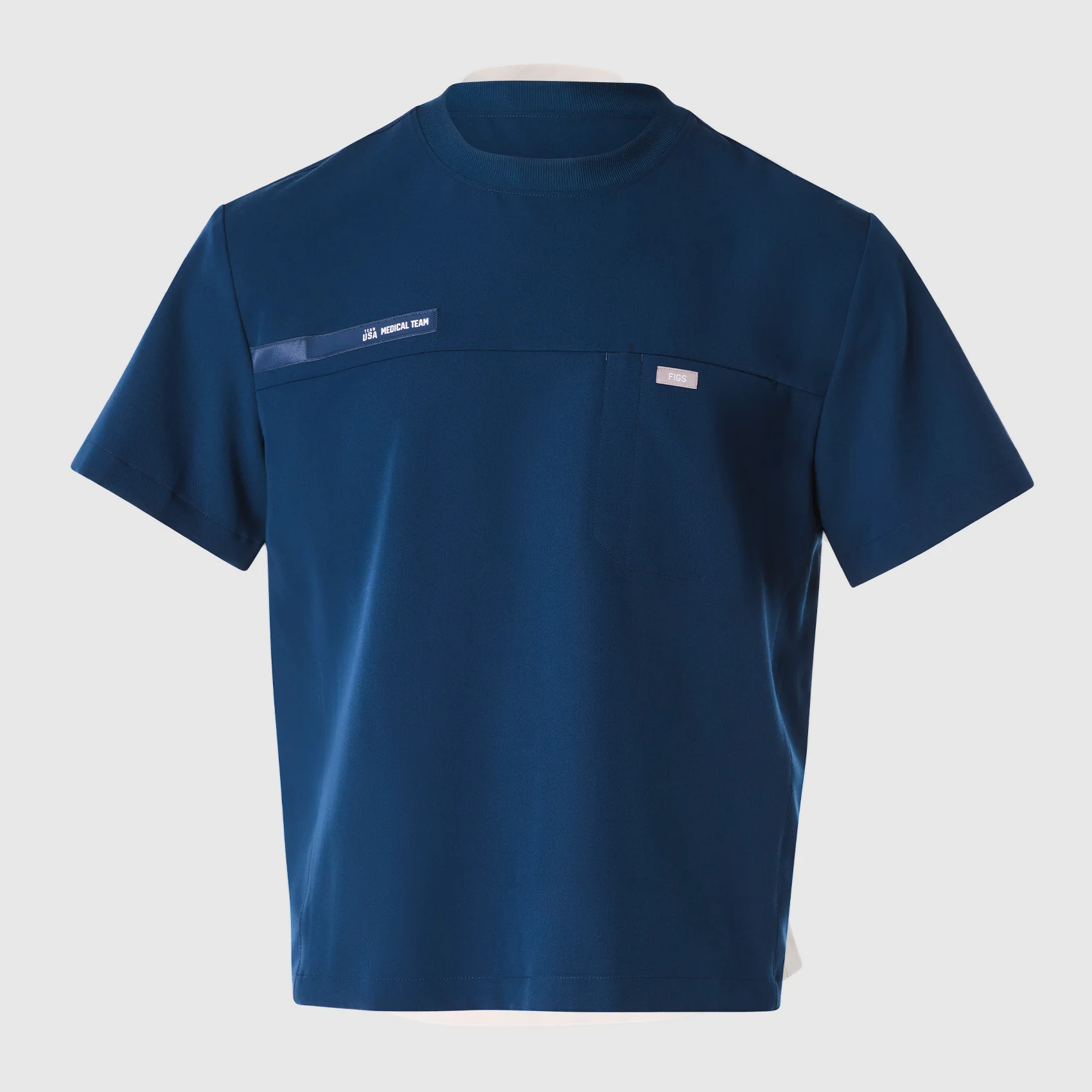 men's Off White FIGS x Team USA Relaxed Crewneck - Scrub Top - Image 9