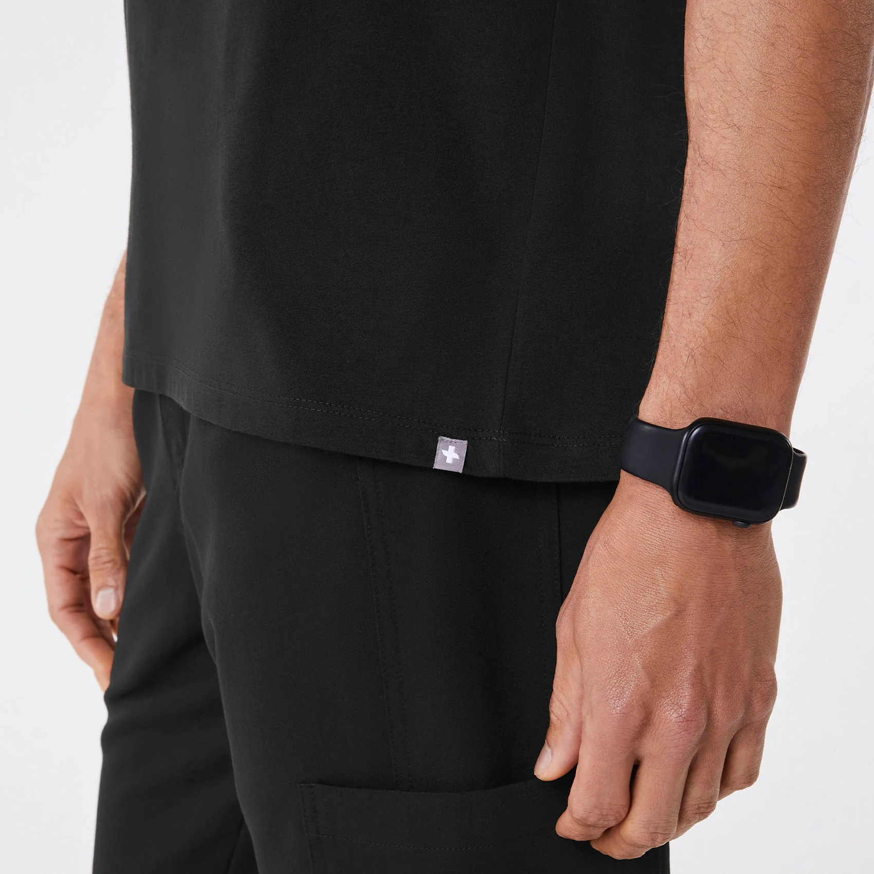 men's Black VEG Supersoft - Shortsleeve Underscrub - Image 6
